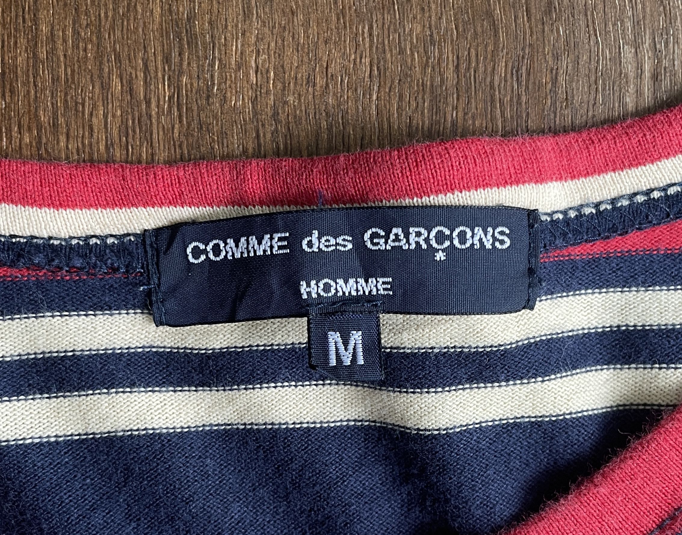 COMME des GARCONS HOMME Colourful Tee 2003 Made in Japan Menswear