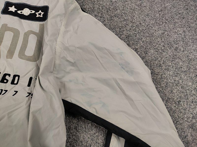 Diesel Vintage Y2K Diesel industry Logo Reversible Bomber Jacket Size US L / EU 52-54 / 3 - 12 Thumbnail