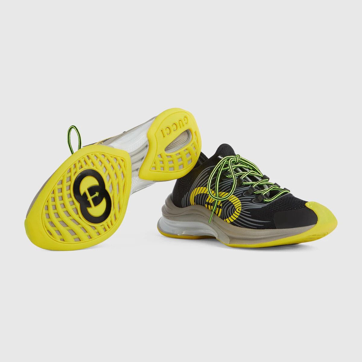Gucci o1s1wg110125 Run Low-Top Sneakers in Multicolor Size US 14 / EU 47 - 6 Thumbnail