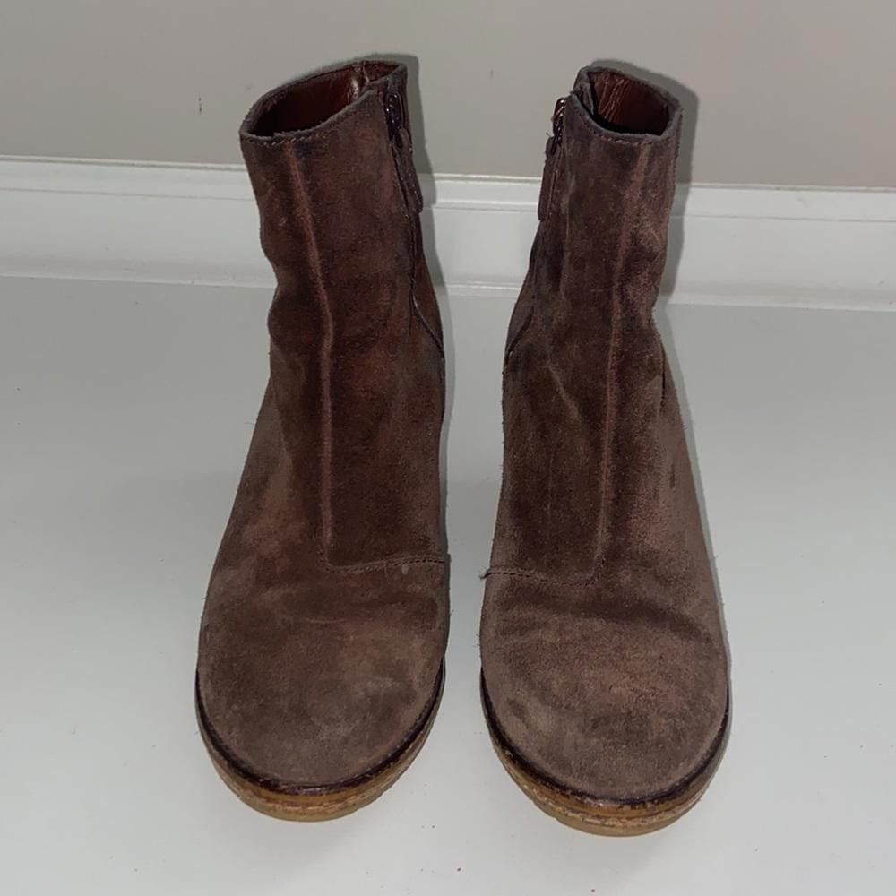 Cole Haan Cole Haan l Rayna Suede Wedge Bootie in Chestnut Size 5.5 Size US 5.5 / IT 35.5 - 4 Thumbnail