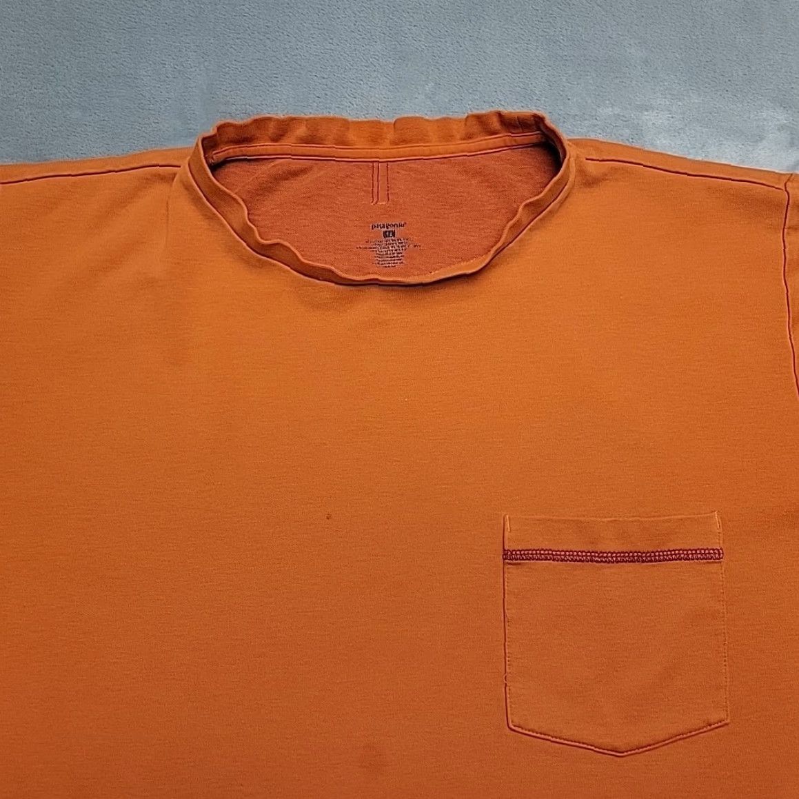 Patagonia Patagonia Shirt Men XL Orange Long Sleeve Organic Cotton Tencel Blend 54445 Size US XL / EU 56 / 4 - 3 Thumbnail