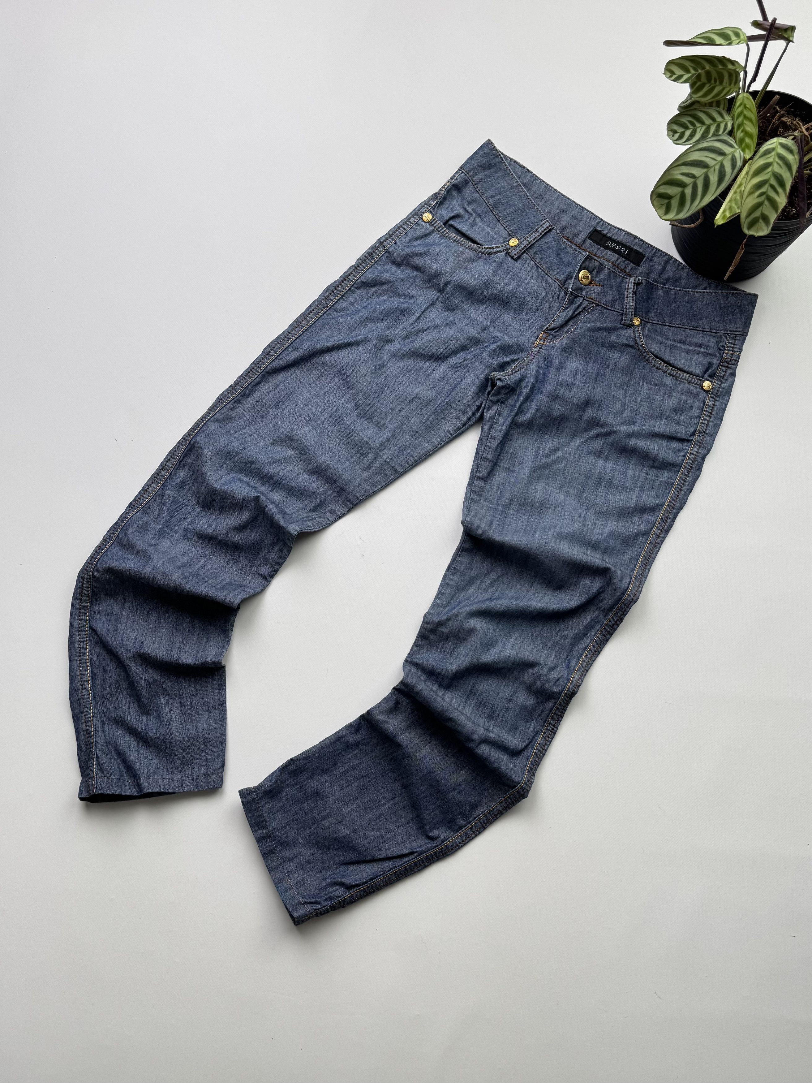 Gucci Cotton jeans with Gucci Rosso Ancora naplak tag 26