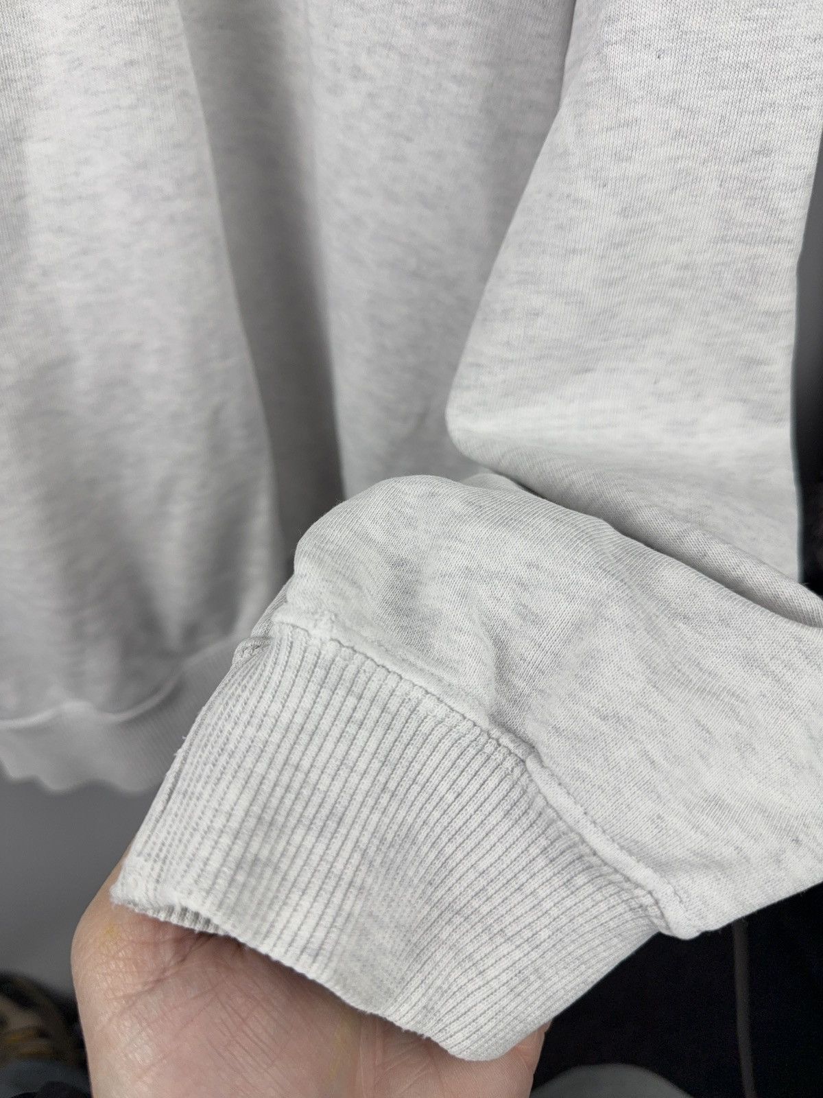 Lacoste 80s Chemise Lacoste Half Zip Sweatshirt Grey Made in France Size US M / EU 48-50 / 2 - 12 Thumbnail