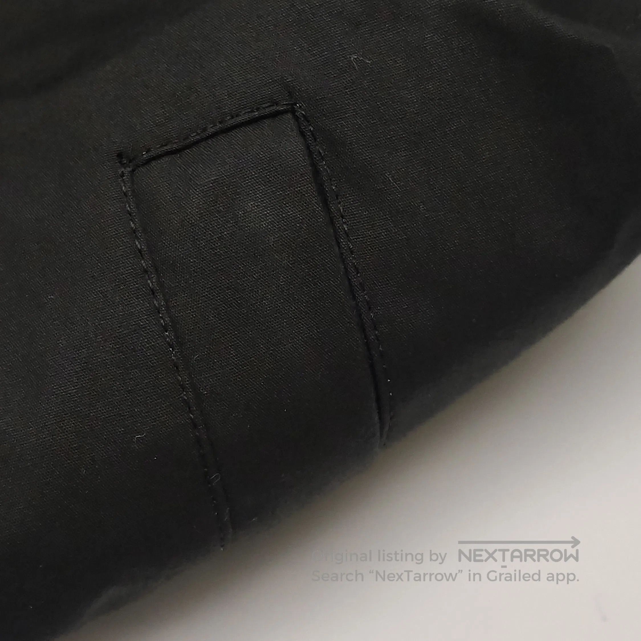 Prada Prada Black Cotton Triangle Logo Jacket . Size US L / EU 52-54 / 3 - 9 Thumbnail