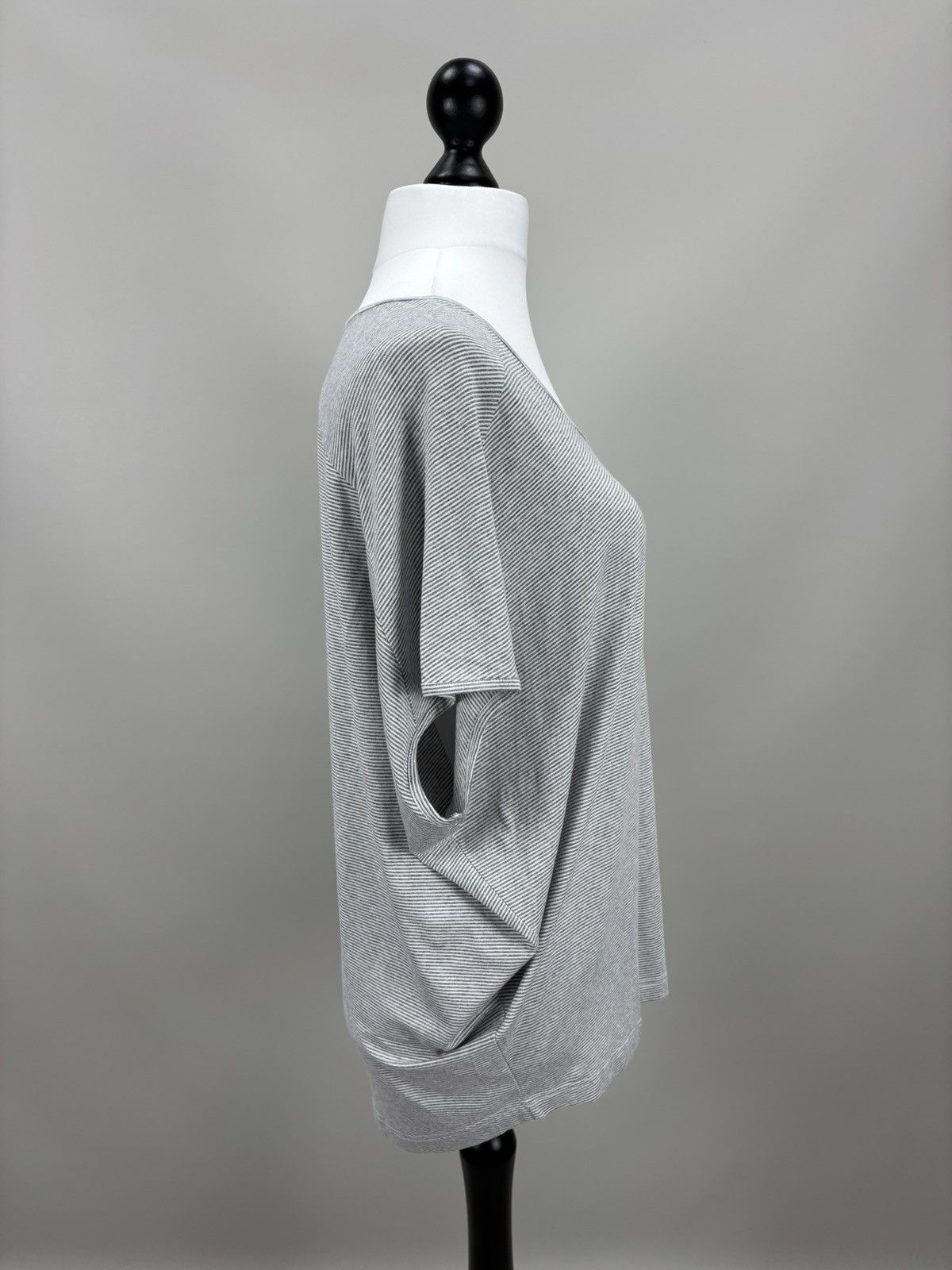 OSKA Womens t shirt OSKA Size 3 Color White/Gray Size L / US 10 / IT 46 - 5 Thumbnail