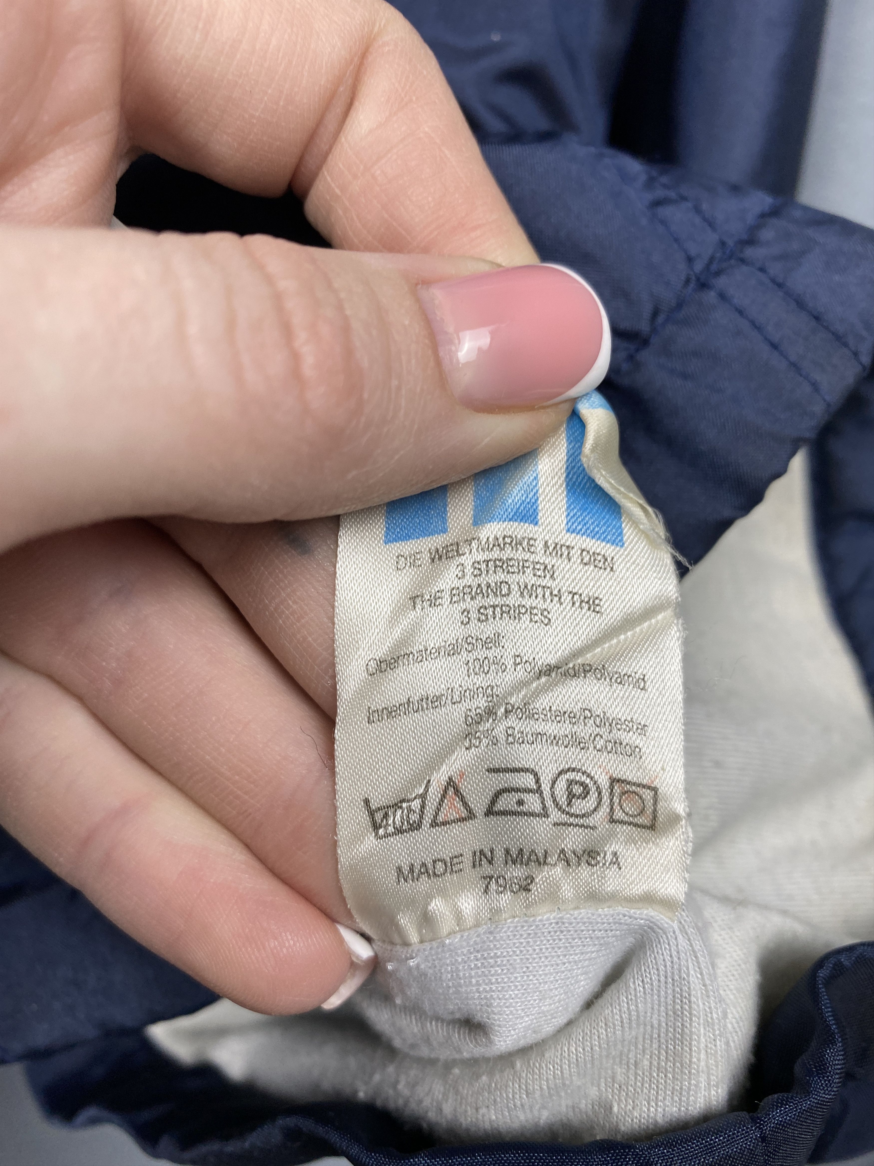 Adidas × Vintage Adidas 90s Vintage Mens Track Top Nylon Jacket Size US XL / EU 56 / 4 - 7 Thumbnail