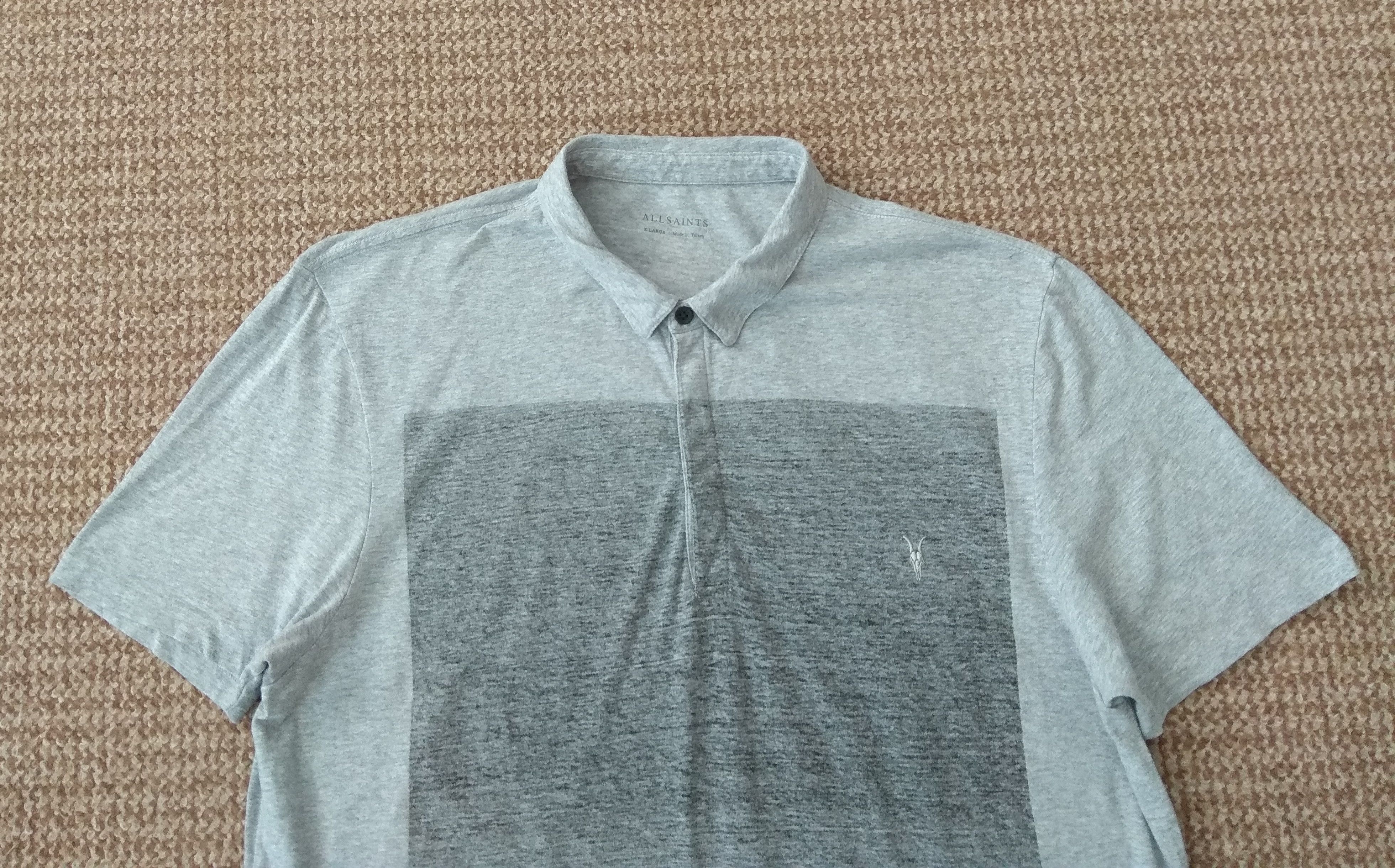 Allsaints AllSaints Rufus Polo Tee T Shirt size XL Size US XL / EU 56 / 4 - 2 Thumbnail
