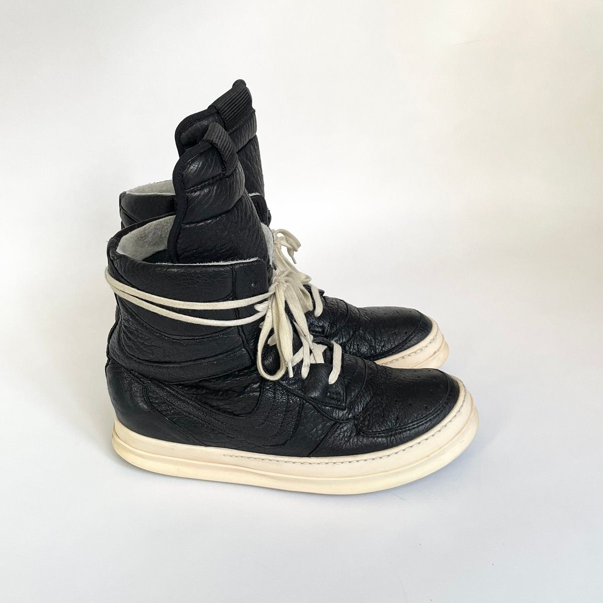 Rick Owens F/W 06 ‘Dustulator’ Black Dunk Sneakers | Grailed