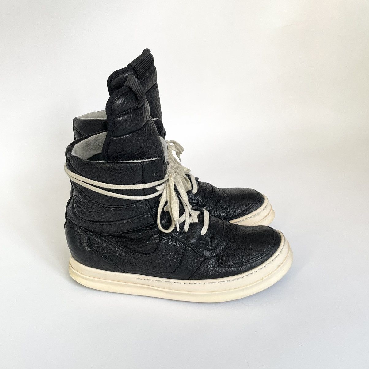 image of Rick Owens F/w 06 ‘Dustulator’ Black Dunk Sneakers, Men's (Size 10)