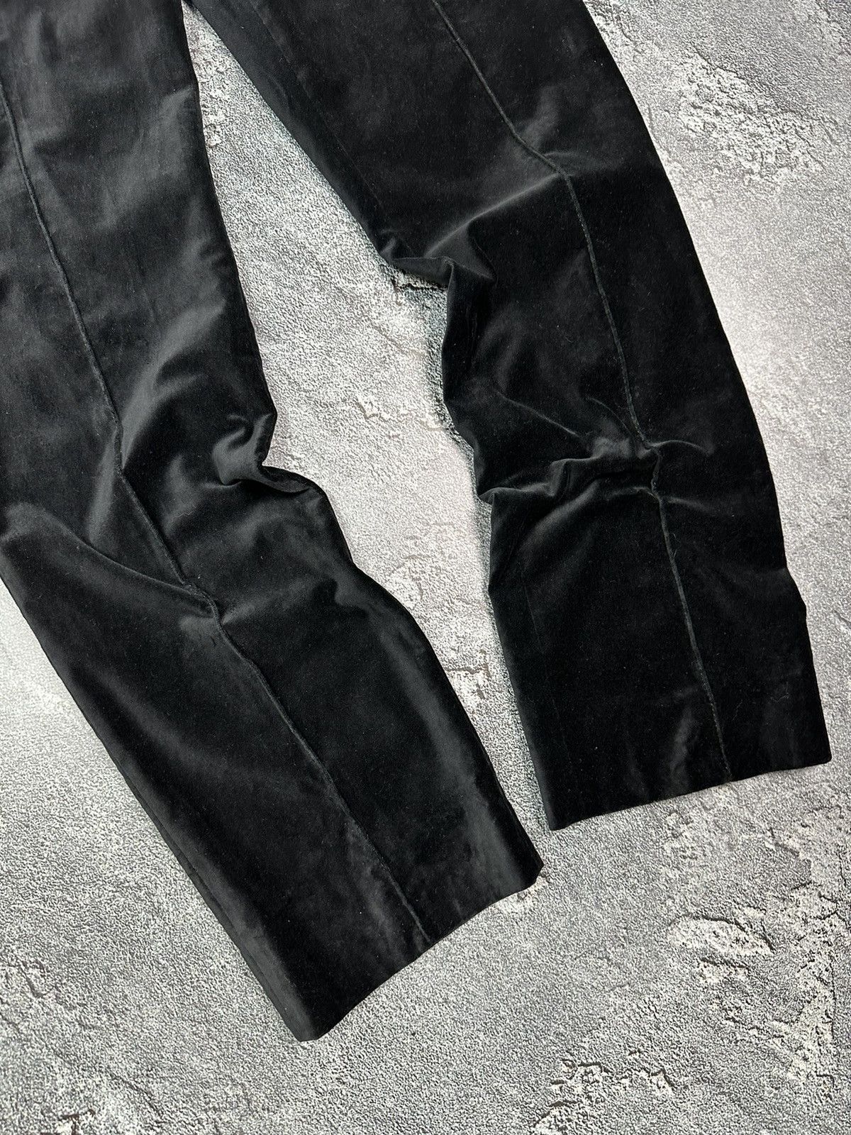 Joseph Joseph velvet pants Women’s Black Velour Luxury Size 28" / US 6 / IT 42 - 4 Thumbnail