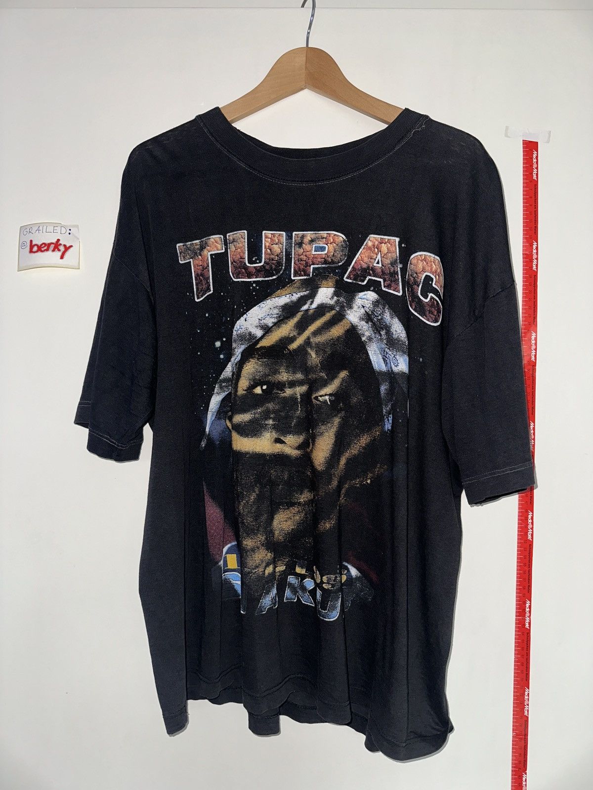 Rap Tees Vintage 2pac Against All Odds T-Shirt Size US XXL / EU 58 / 5 - 4 Thumbnail