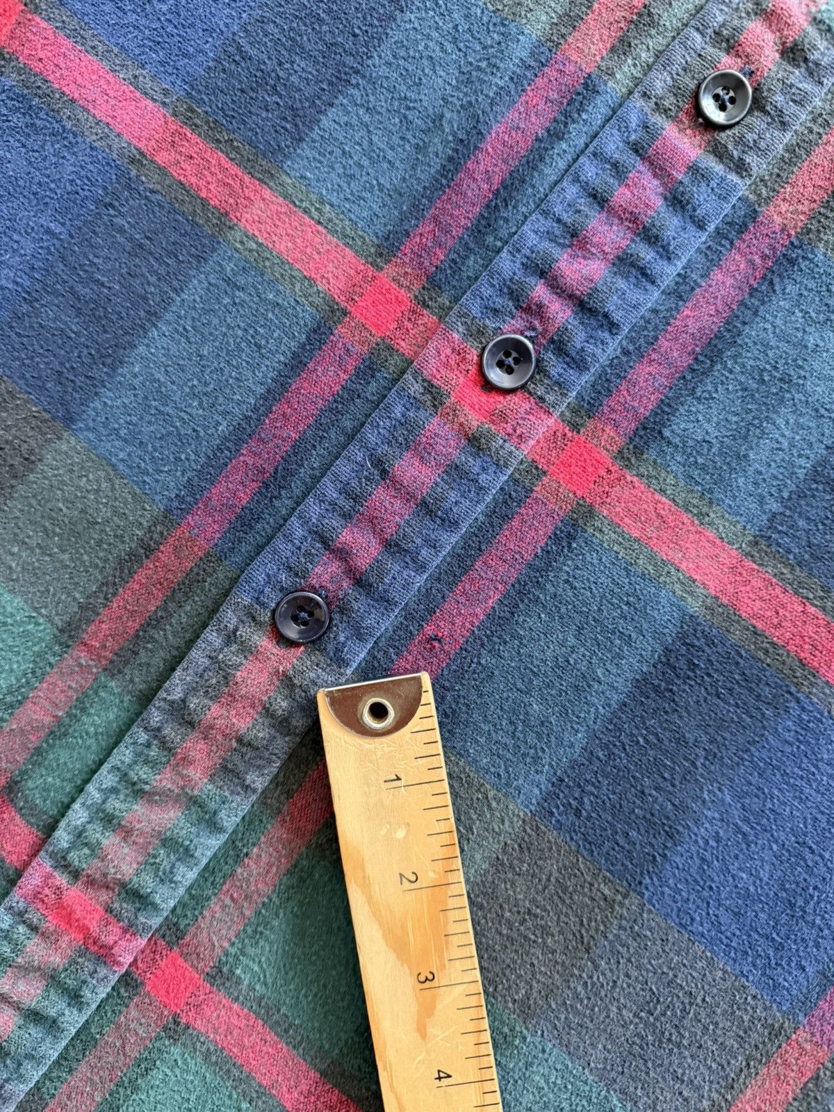 L.L. Bean VIntage LL Bean Cotton Plaid Flannel Buttun Up Shirt Sz XL Size US XL / EU 56 / 4 - 4 Thumbnail