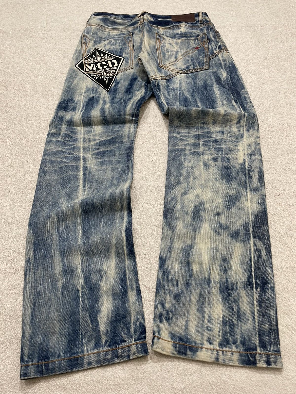 Hysteric Glamour 2000s MCD Acid Wash Vintage Embroidered Y2K Size US 32 / EU 48 - 8 Thumbnail