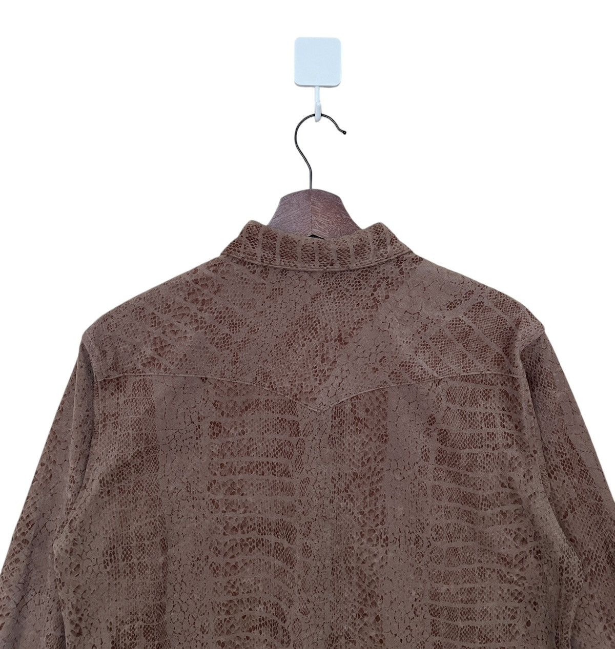 If Six Was Nine × Japanese Brand × Vintage Vintage Brand Out of Curiosity Snake Skin Shirt 1990s Size US M / EU 48-50 / 2 - 4 Thumbnail
