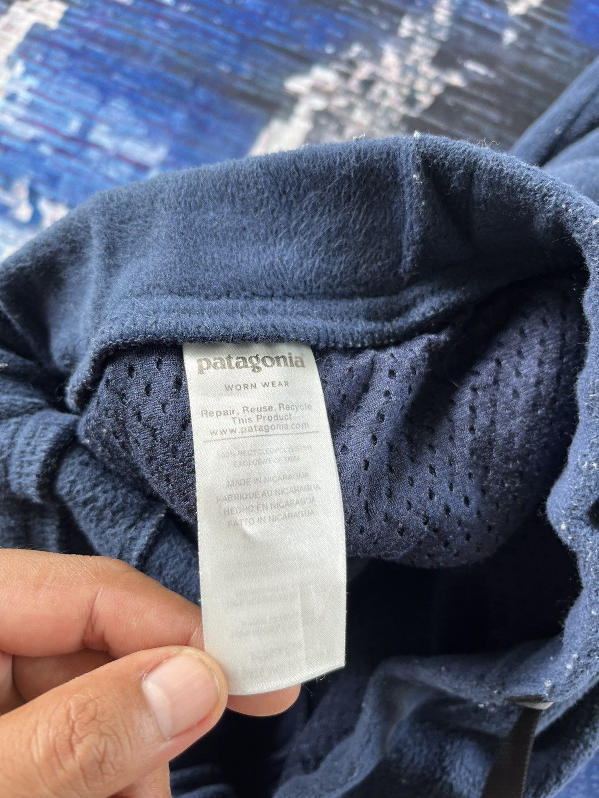 Patagonia × Vintage Vintage Patagonia Distressed fleece sweatpants Size US 32 / EU 48 - 4 Thumbnail