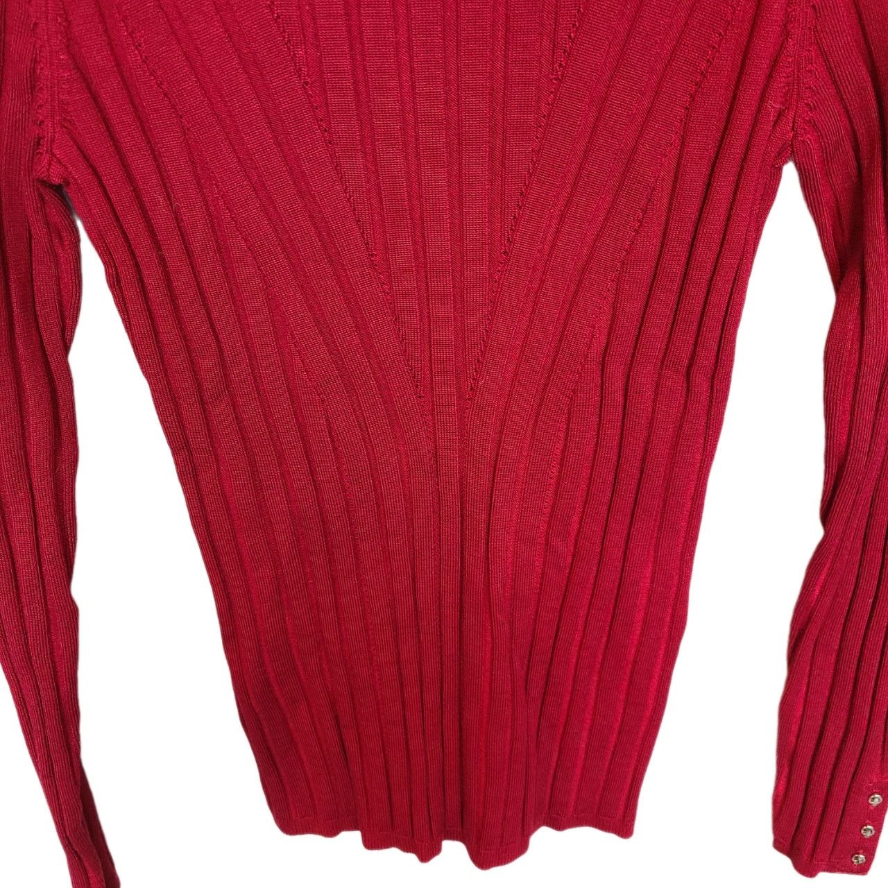 White House Black Market White House Black Market Ribbed Turtleneck Sweater S Preppy Size S / US 4 / IT 40 - 3 Thumbnail