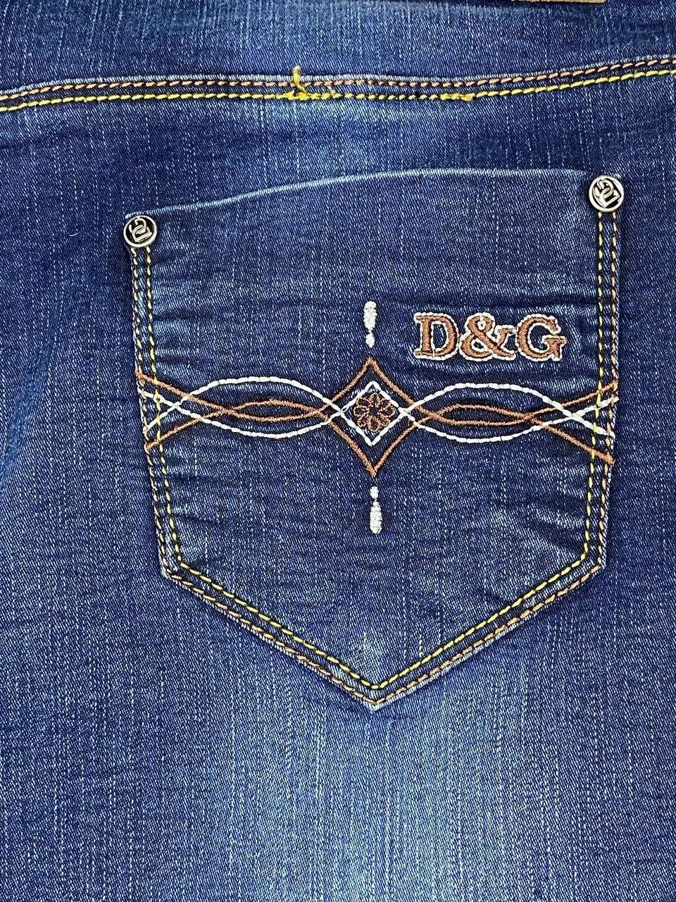Dolce & Gabbana Vintage Dolce Gabbana Mini Logo Denim Jeans Baggy 90s Size US 33 - 9 Thumbnail