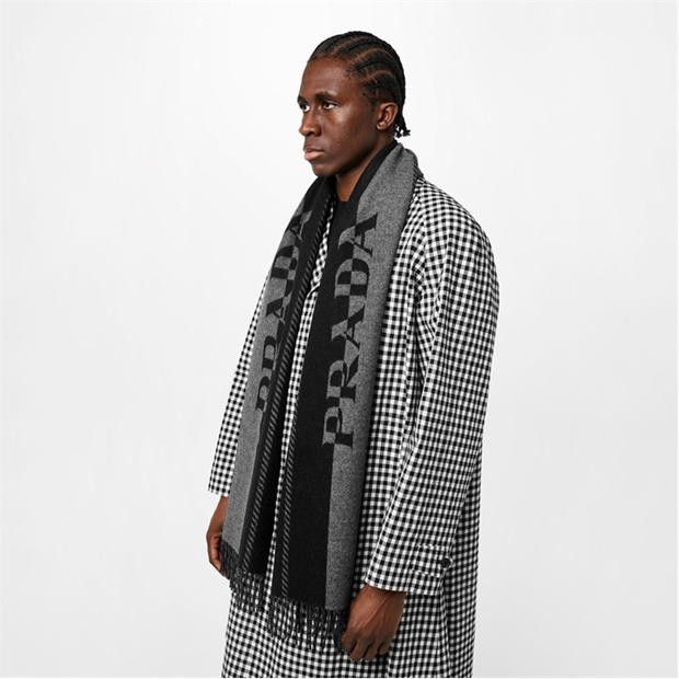 Prada PRADA Small Jacquard Scarf Size ONE SIZE - 2 Thumbnail