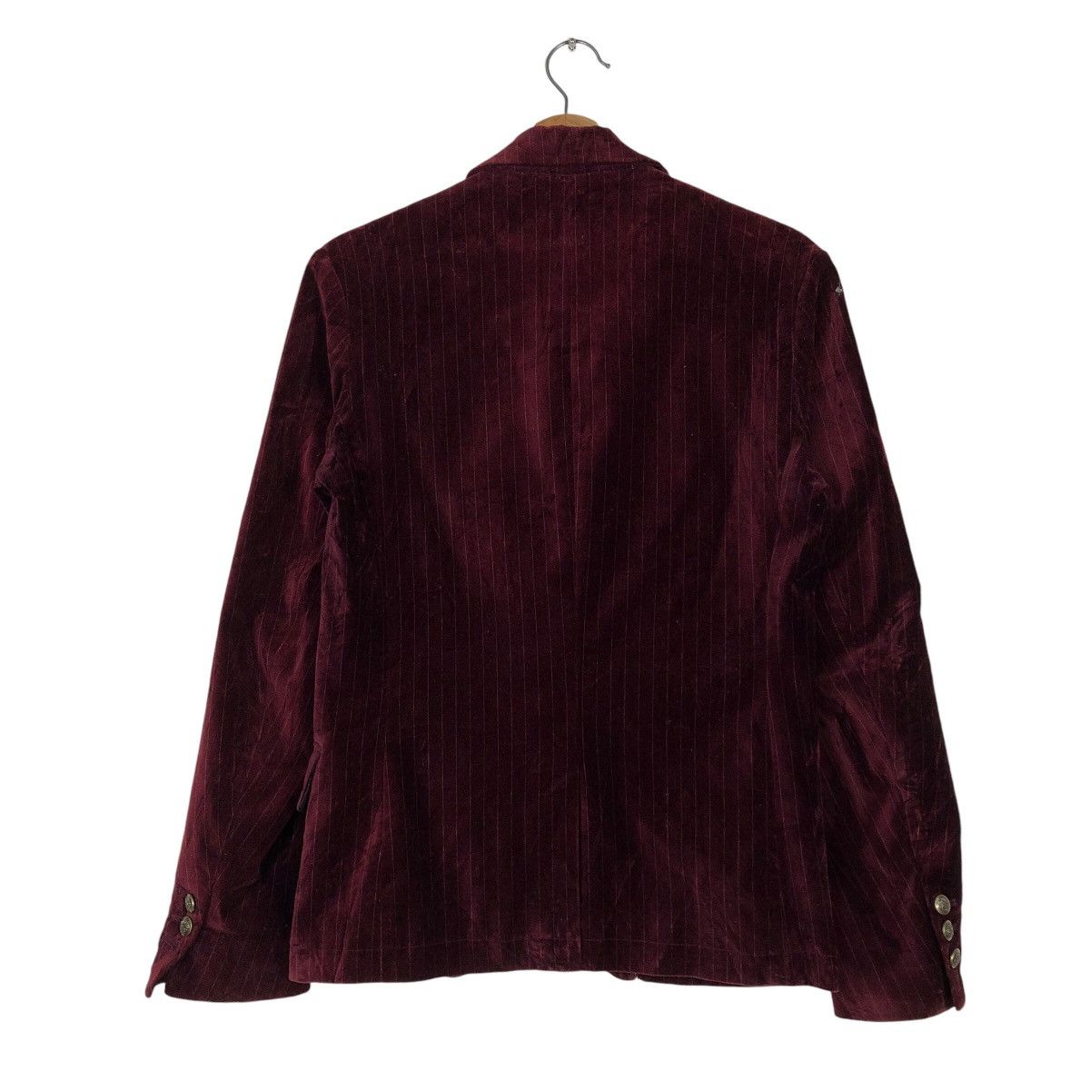 Japanese Brand 📌Vintage Chore Velvet Jacket Striped Michel Klein Homme Size US S / EU 44-46 / 1 - 9 Thumbnail