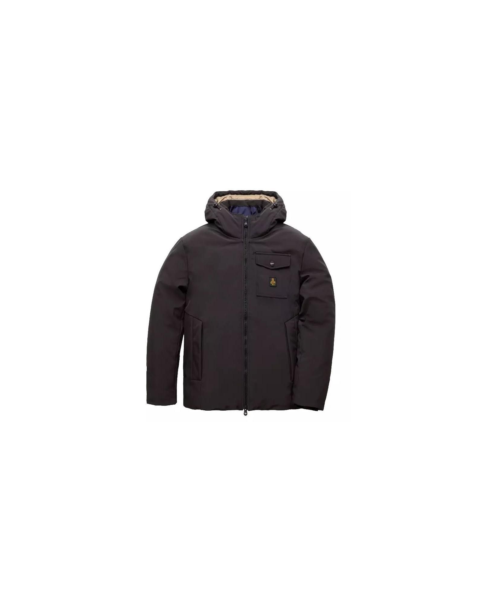 image of Refrigewear Technical Soft-Shell Winter Jacket in Black, Men's (Size Large)