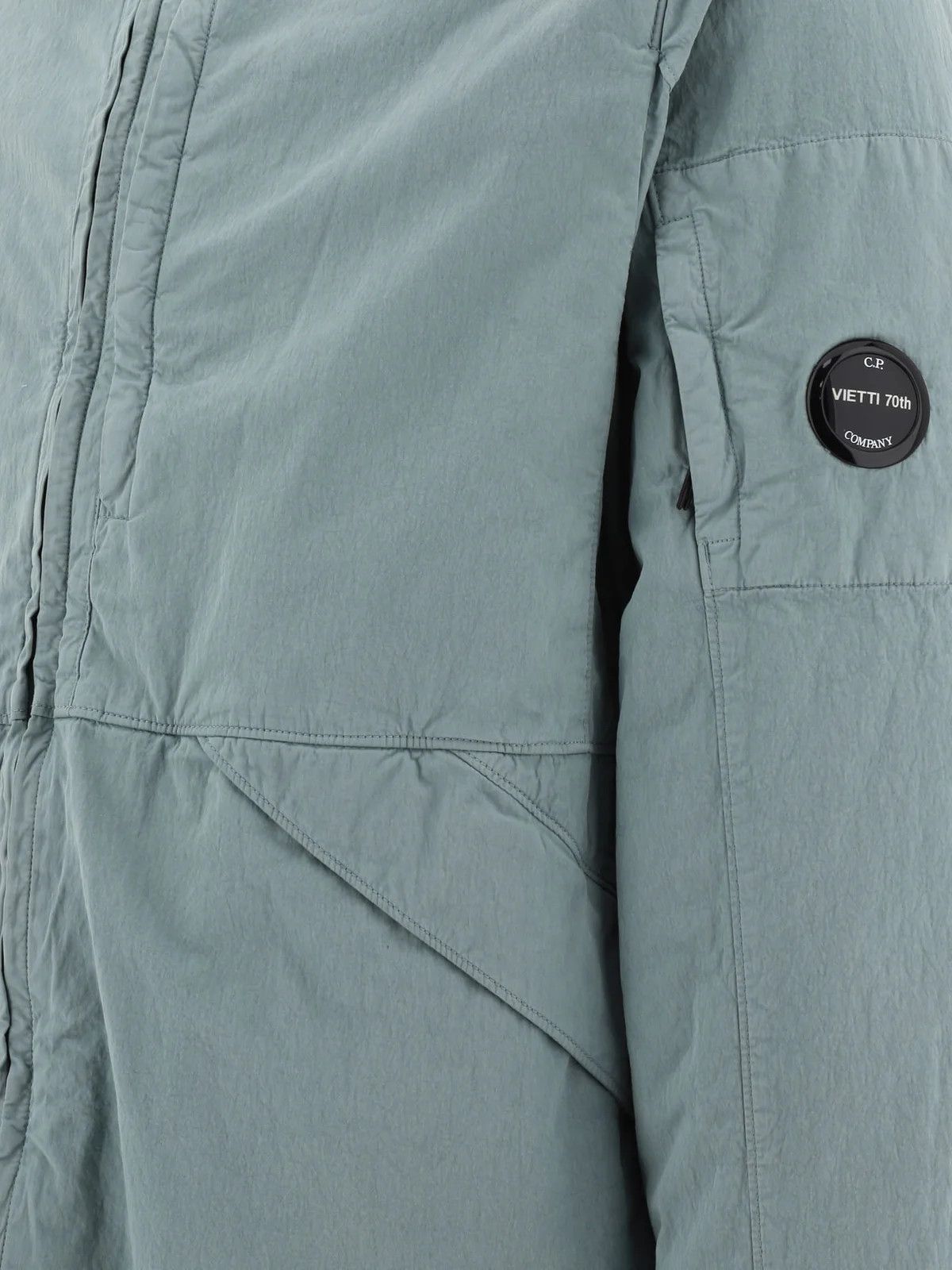 C.P. Company o1y1224 Logo Hooded Jacket in Pastel Blue Size US M / EU 48-50 / 2 - 3 Thumbnail