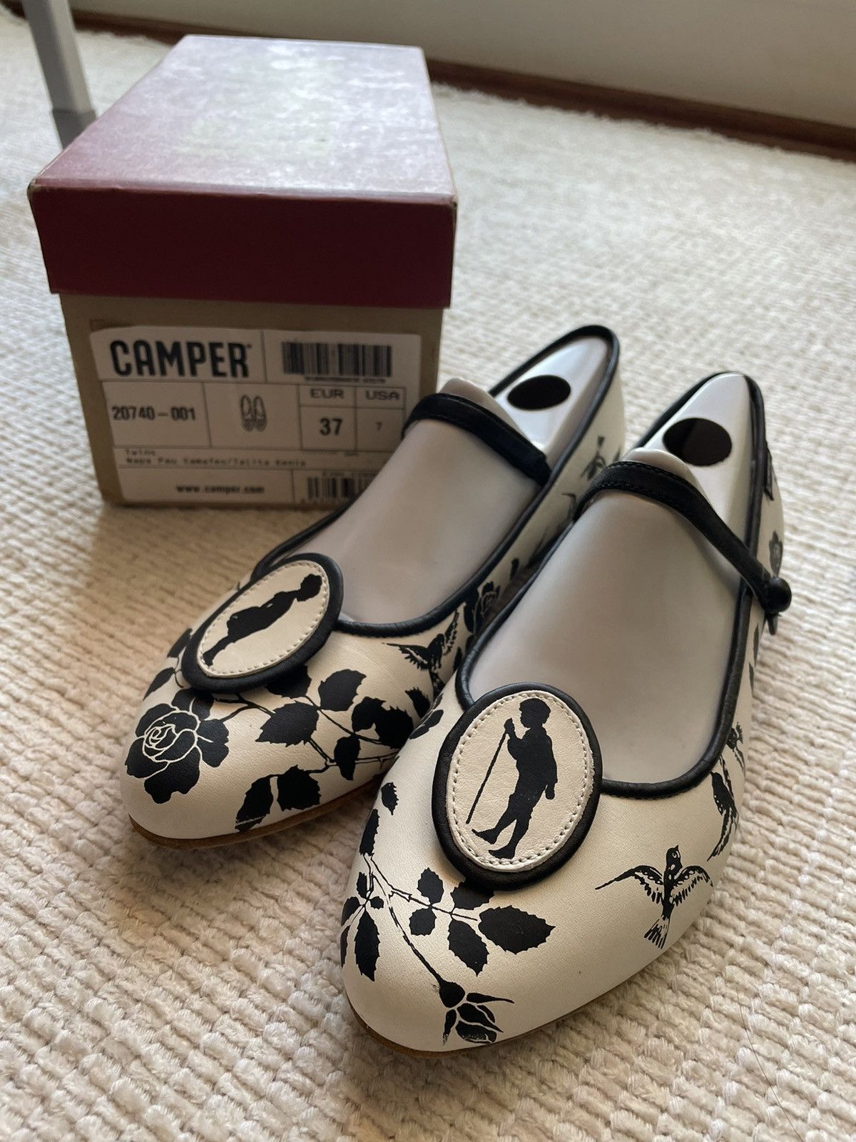 Camper Camper Twins cameo - Napa Pau Camafeo/ Talita Kenia - rare Size US 7 / IT 37 - 1 Thumbnail