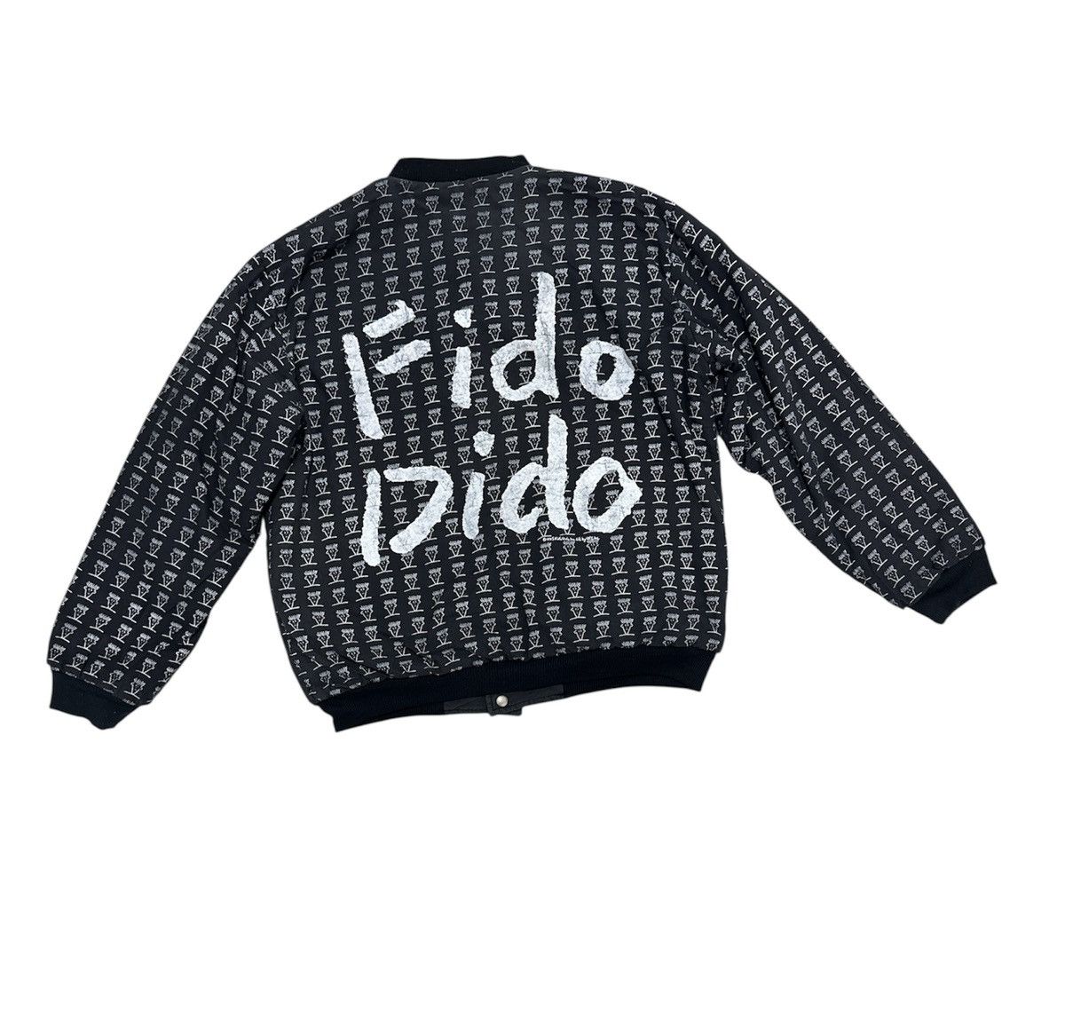 Vintage Vintage 80’s Fido Dido Reversible Bomber Jacket Design Size US L / EU 52-54 / 3 - 2 Thumbnail