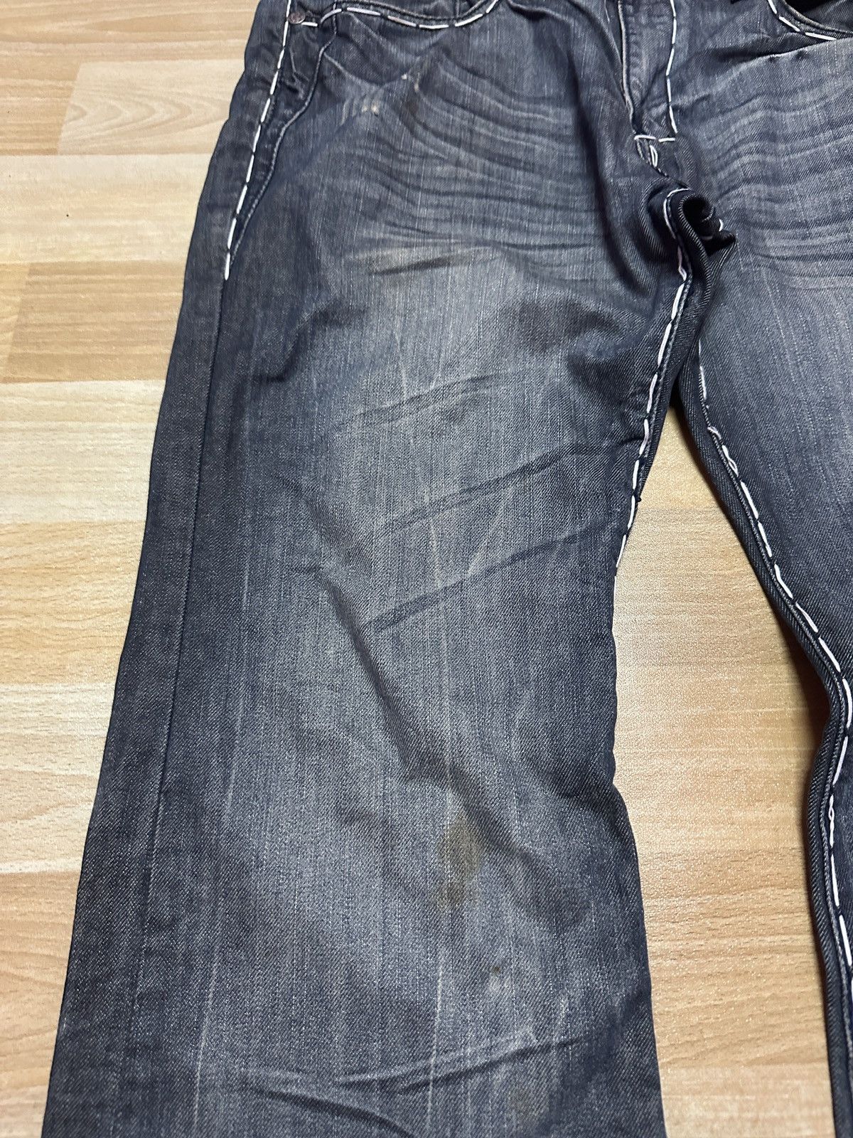 Other Rare🔥Distressed Buckle Division Bootcut Denim Size US 38 / EU 54 - 3 Thumbnail
