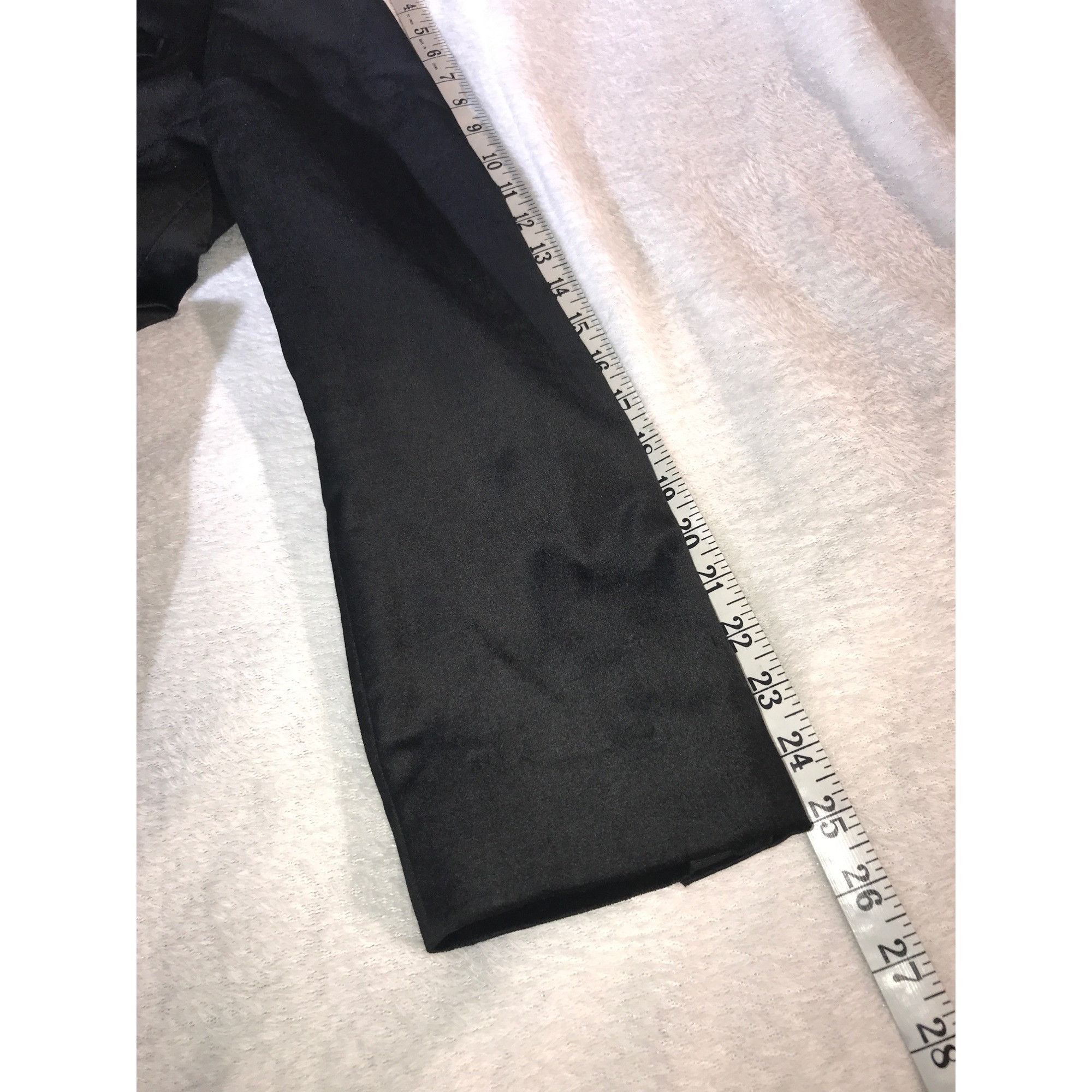 Express Express Men's Photographer Fitted Black Velvet Tuxedo Blazer Size US XXS / EU 40 - 9 Thumbnail
