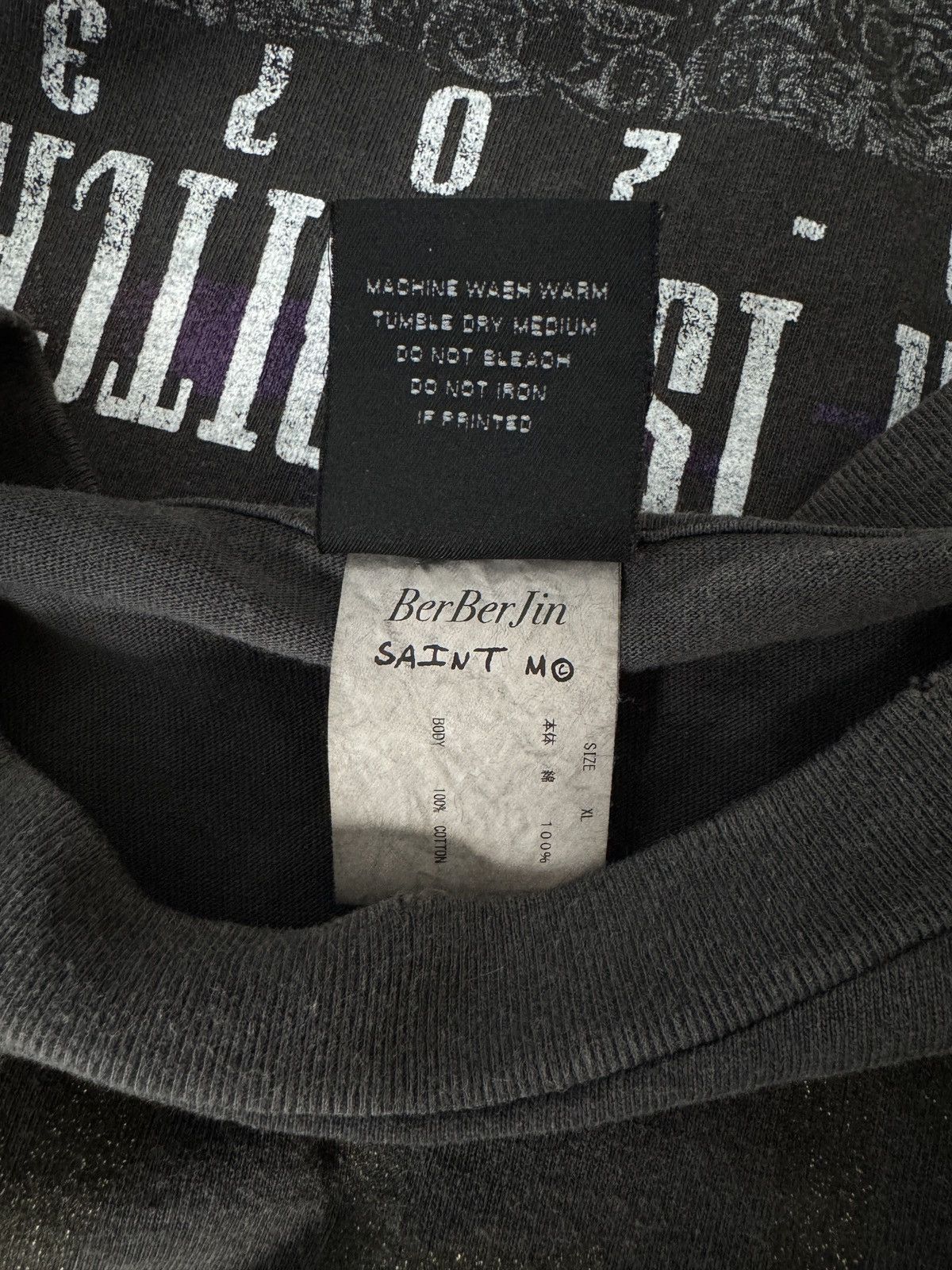 Saint Michael Saint Michael × BerBerJin "Revenge" T-Shirt - SS23 Size US XL / EU 56 / 4 - 9 Thumbnail