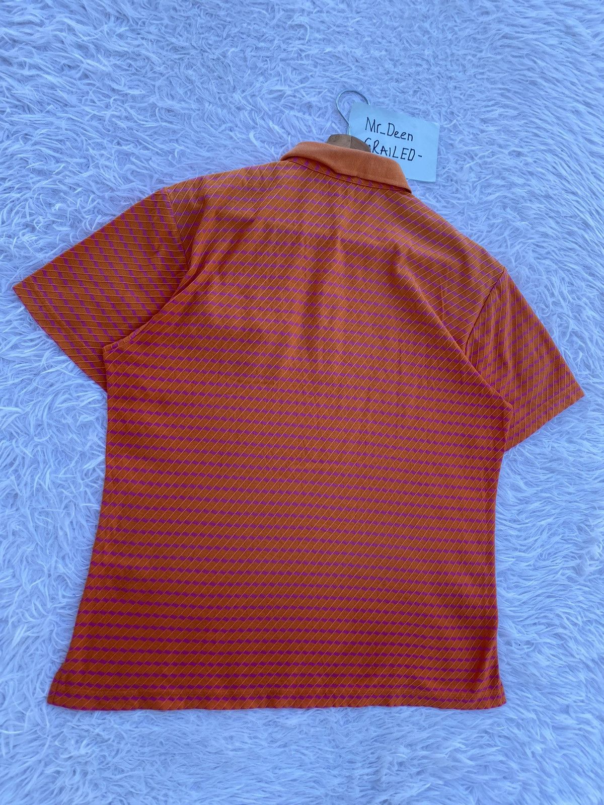 Lanvin Rare Vintage Lanvin Textured Polo Tshirt Size US M / EU 48-50 / 2 - 15 Thumbnail