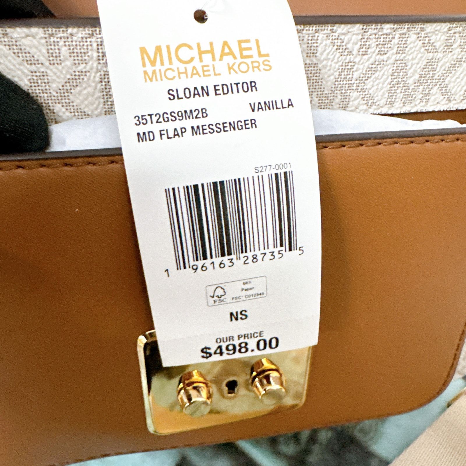 Michael Kors Michael Kors 35T2GS9M2B Sloan Editor Medium Signature Logo Size ONE SIZE - 7 Thumbnail