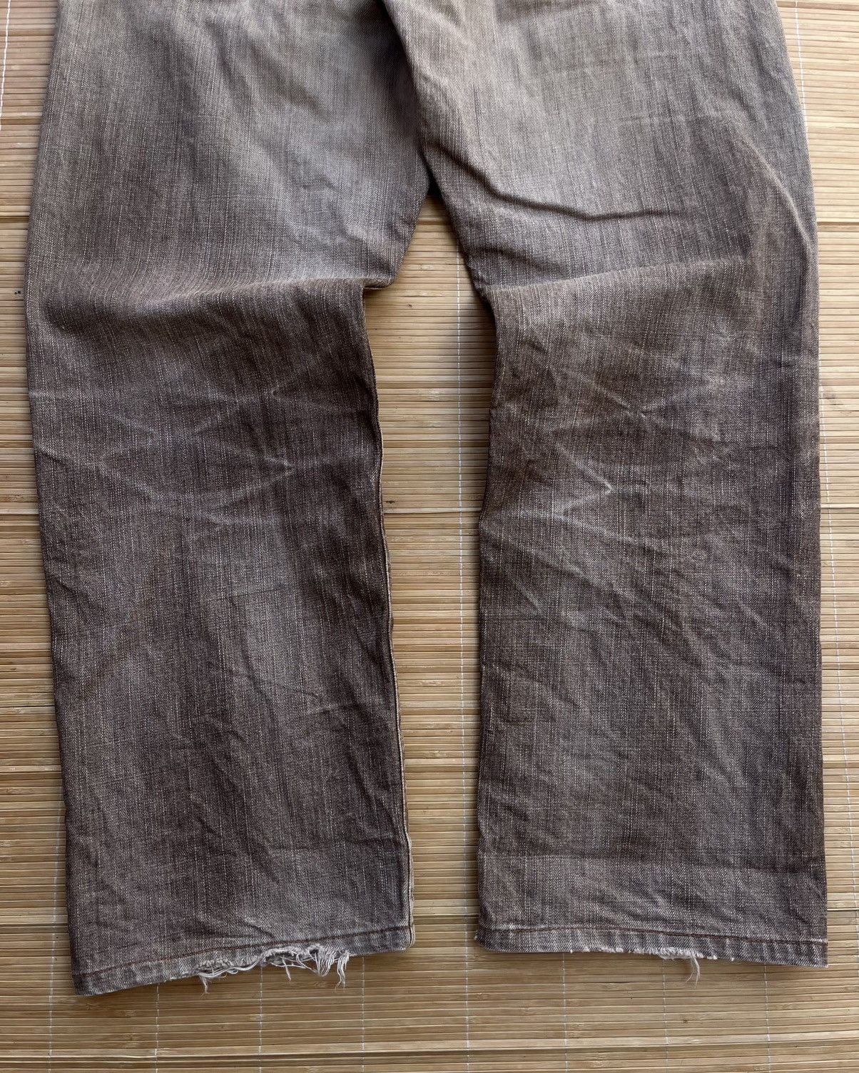 Edwin Vintage Edwin 505zx selvedge denim distress Size US 35 - 15 Thumbnail