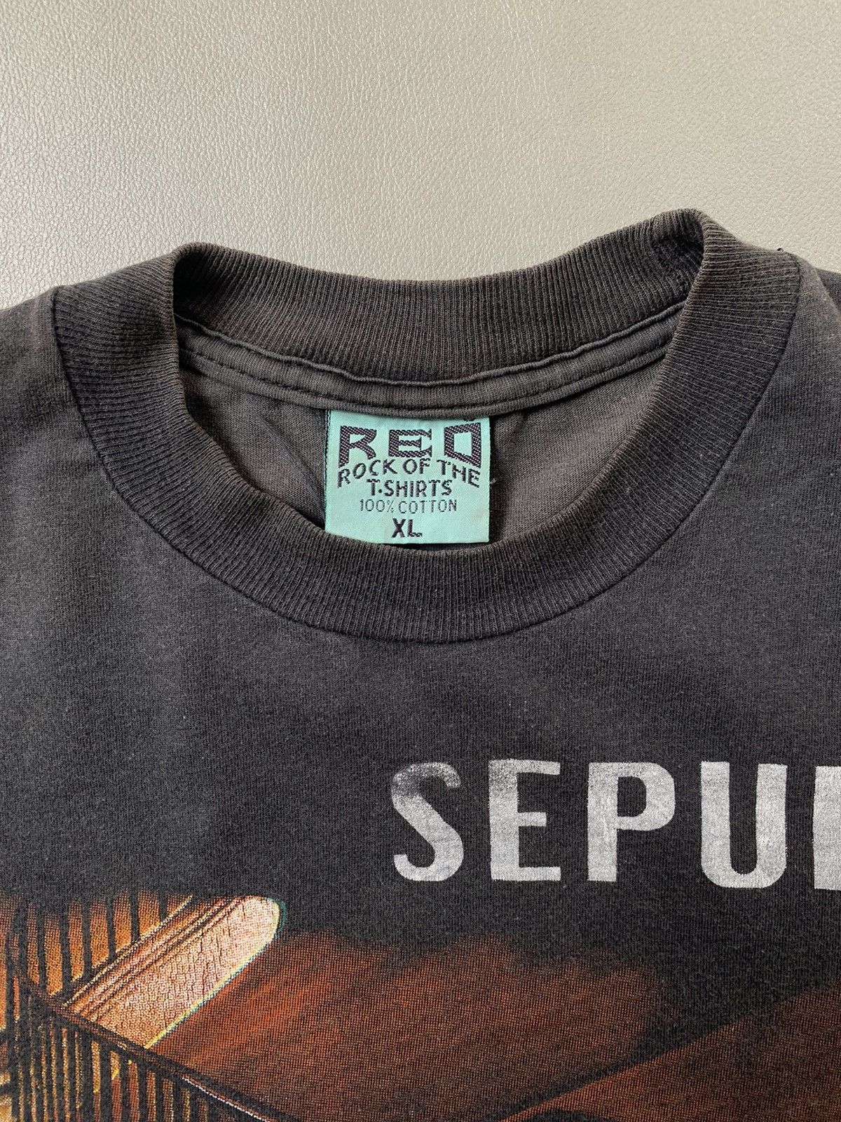 Band Tees × Vintage Vintage 90s Sepultura Tshirt Size US XL / EU 56 / 4 - 5 Thumbnail