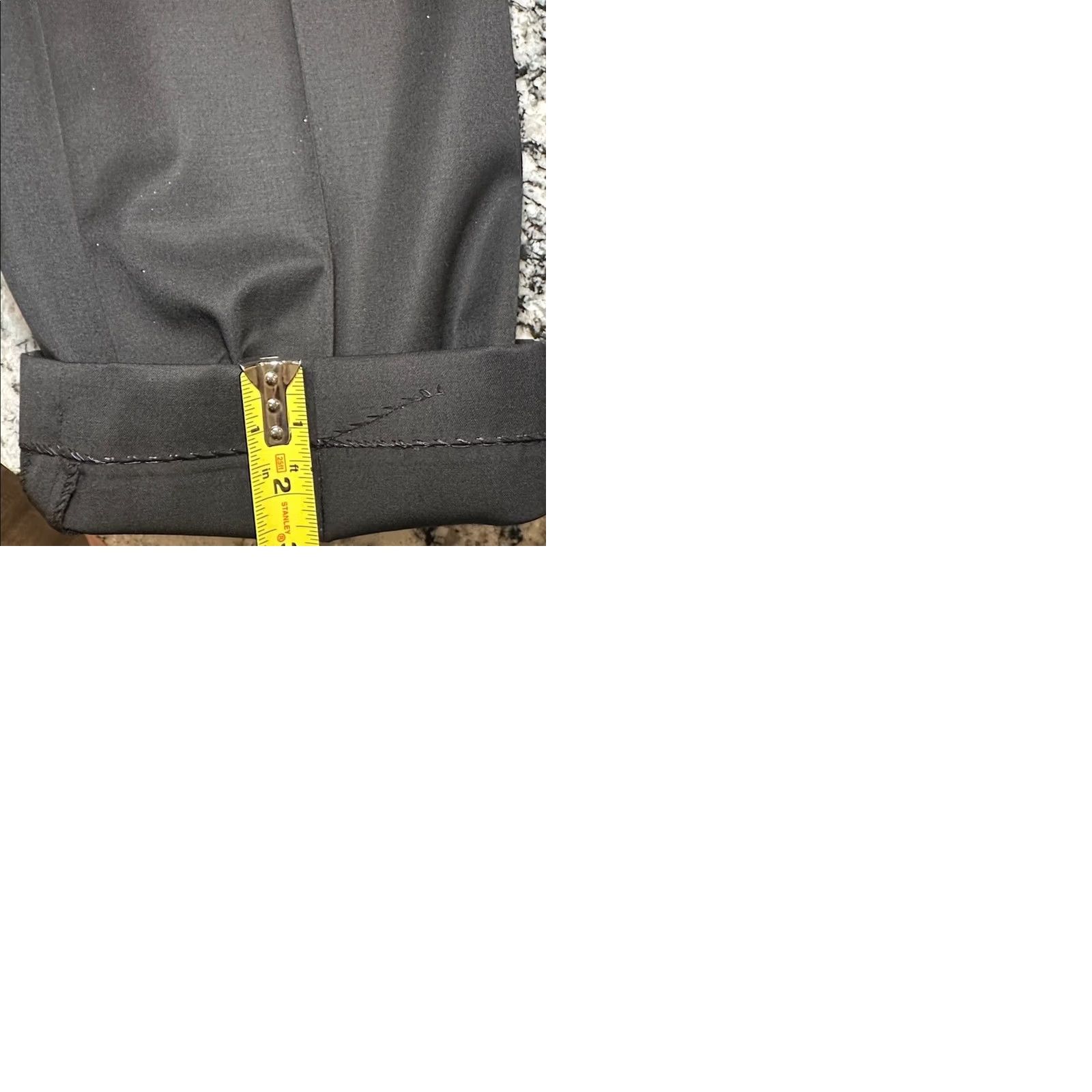 Pronto Uomo Pronto Uomo Suit Pronto Uomo Wool Black Three Button 2 Piece 42R Men’s Suit - 120s Wool Black Three Button 42R Mens Suit Size 42R - 10 Thumbnail