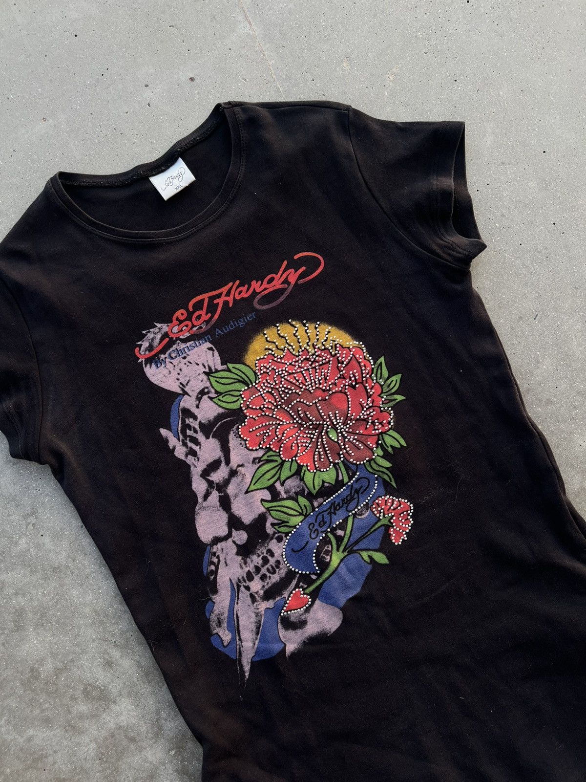 Christian Audigier × Ed Hardy Vintage ed hardy long t-shirt Size M / US 6-8 / IT 42-44 - 2 Thumbnail