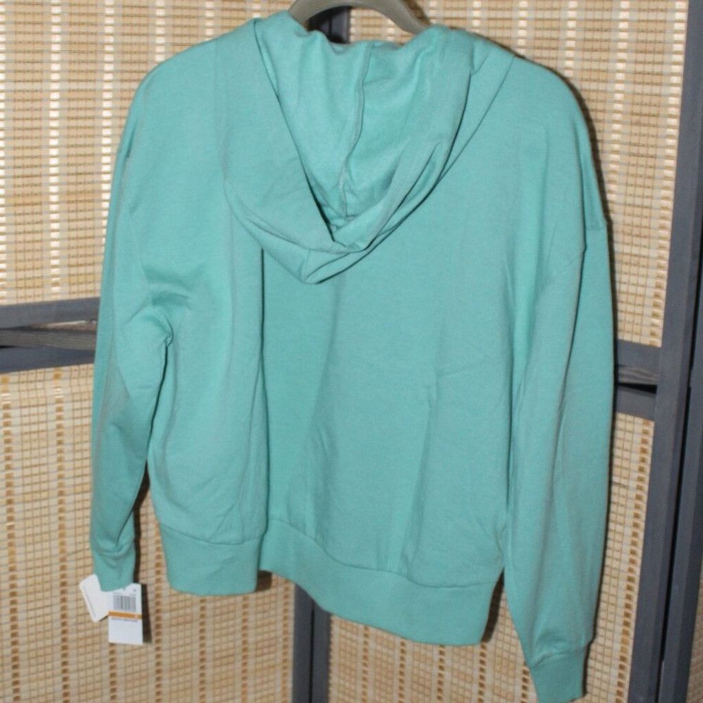 Other Rebellious One FINDING BALANCE Teal Cropped Hoodie NWT Size S / US 4 / IT 40 - 3 Thumbnail