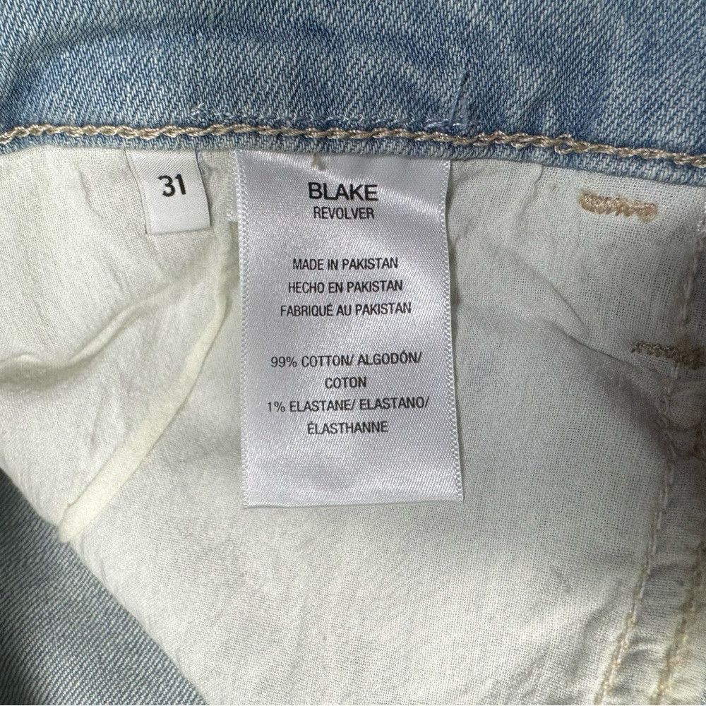 Hudson NWT New Hudson Jeans Blake Slim Straight Stonewash Revolver Size US 31 - 7 Thumbnail