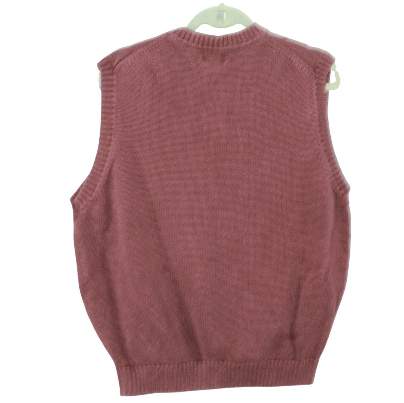 L.L. Bean LL Bean Burgundy Cotton V-Neck Sweater Vest L Retro Size US L / EU 52-54 / 3 - 4 Thumbnail
