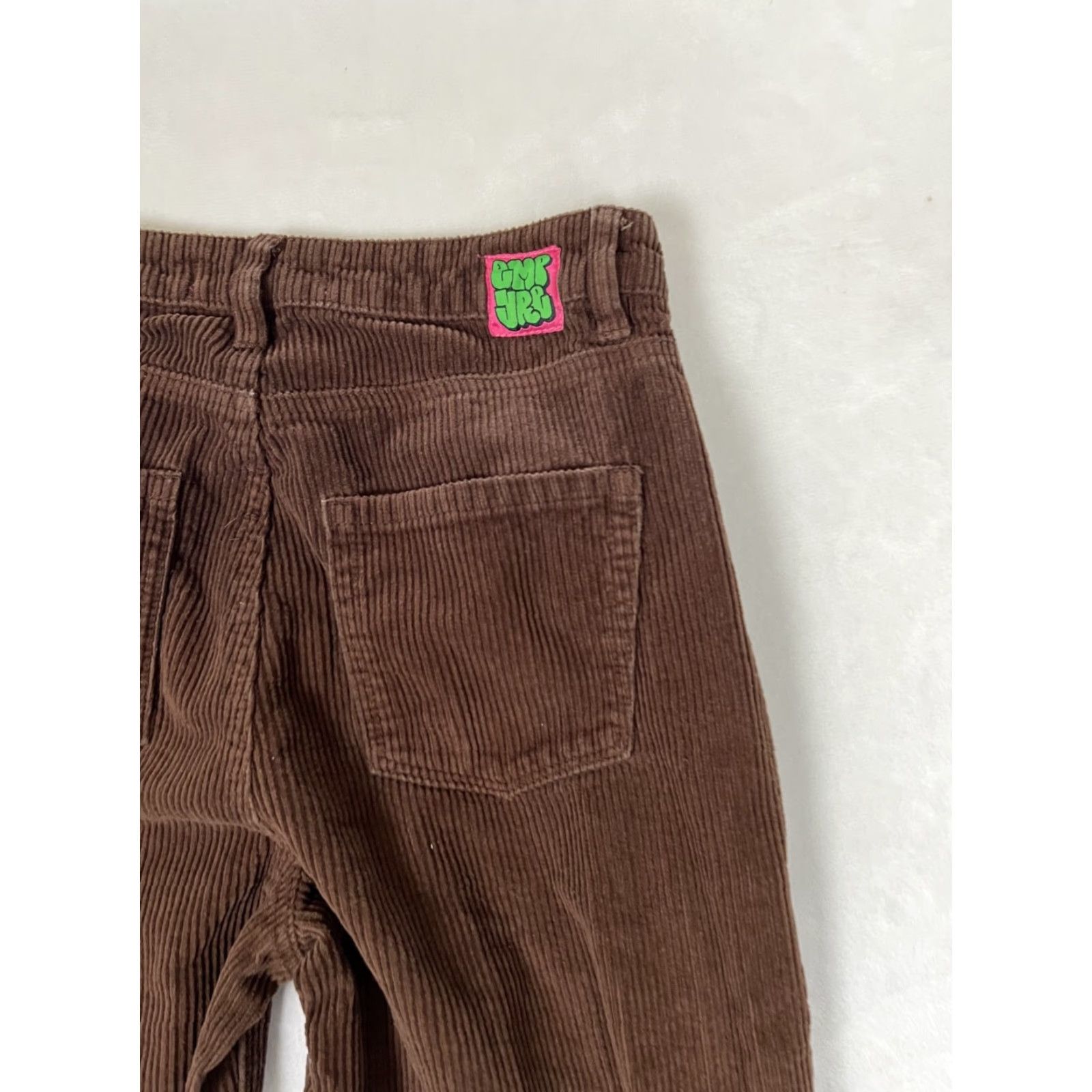 Empyre Empyre Cargo Pants Women's 1 Brown Corduroy Pants Y2K Baggy Chino Straight Pockets 30in Inseam Juniors Teens Twill Zip Brown Mens? Size 30" / US 8 / IT 44 - 6 Thumbnail