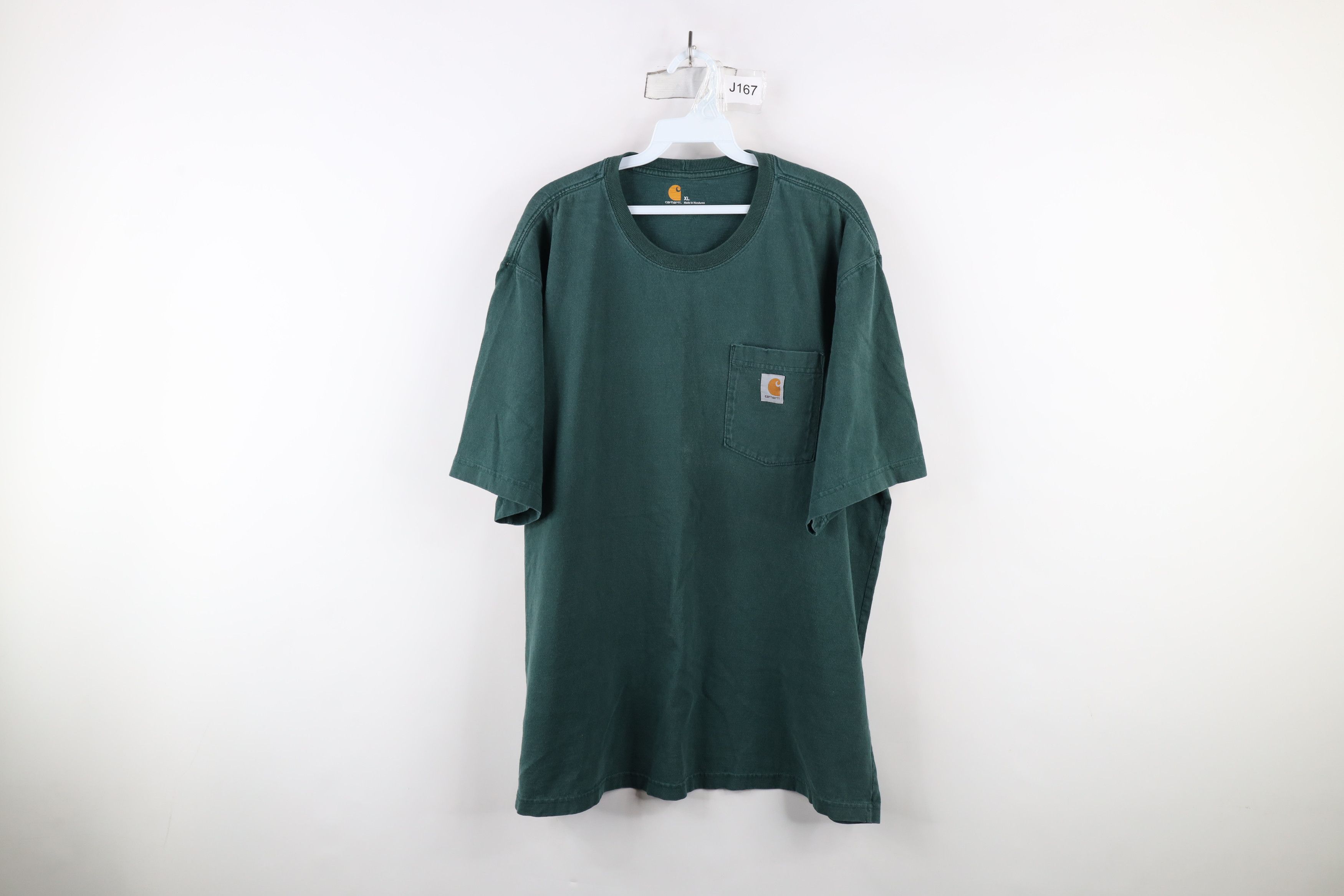 Carhartt × Vintage Vintage Y2K Carhartt Spell Short Sleeve Pocket T-Shirt Green Size US XL / EU 56 / 4 - 1 Thumbnail