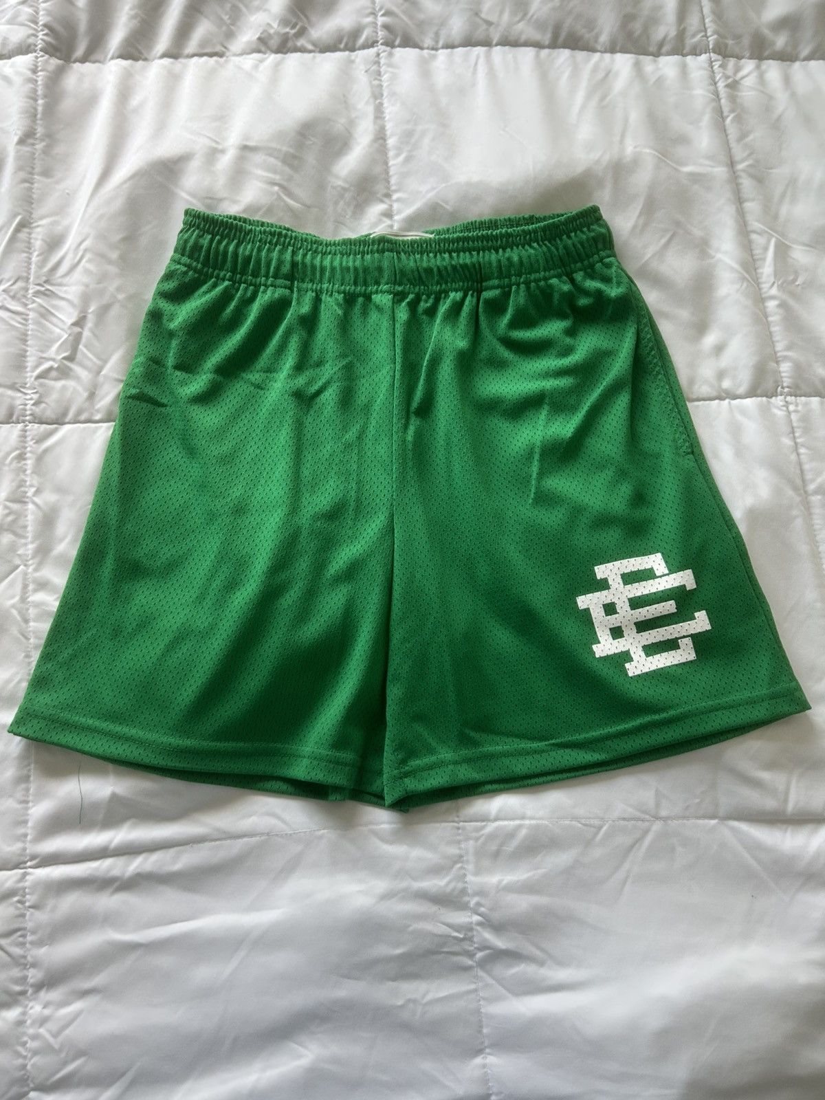 Eric Emanuel Eric Emmanuel Basic Shorts “Green / White” (Medium) SS25 Size US 32 / EU 48 - 1 Thumbnail