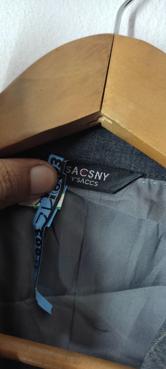 Yohji Yamamoto SCASNY YSACCS BY YOHJI YAMAMOTO JAPAN DESIGN BLAZER JACKET Size US M / EU 48-50 / 2 - 10 Thumbnail