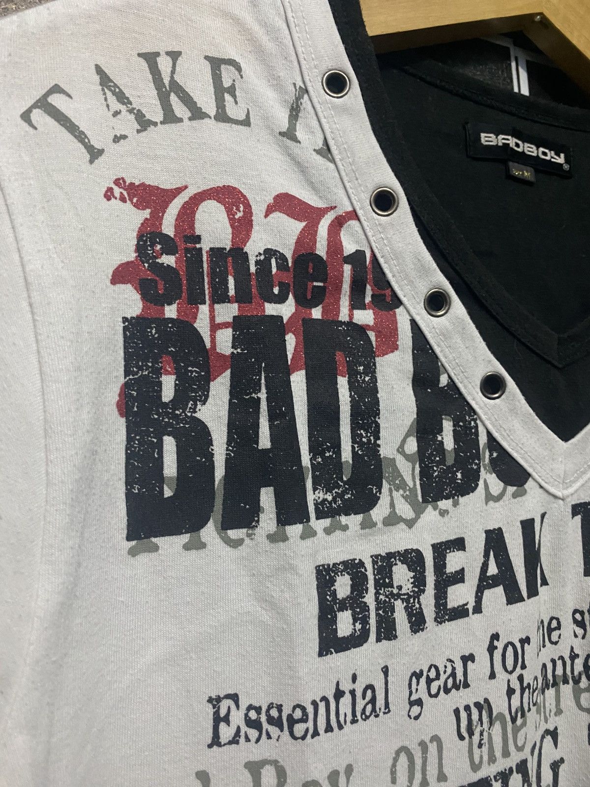 Japanese Brand Badboy USA tshirt japanese brand double layer Size US M / EU 48-50 / 2 - 5 Thumbnail