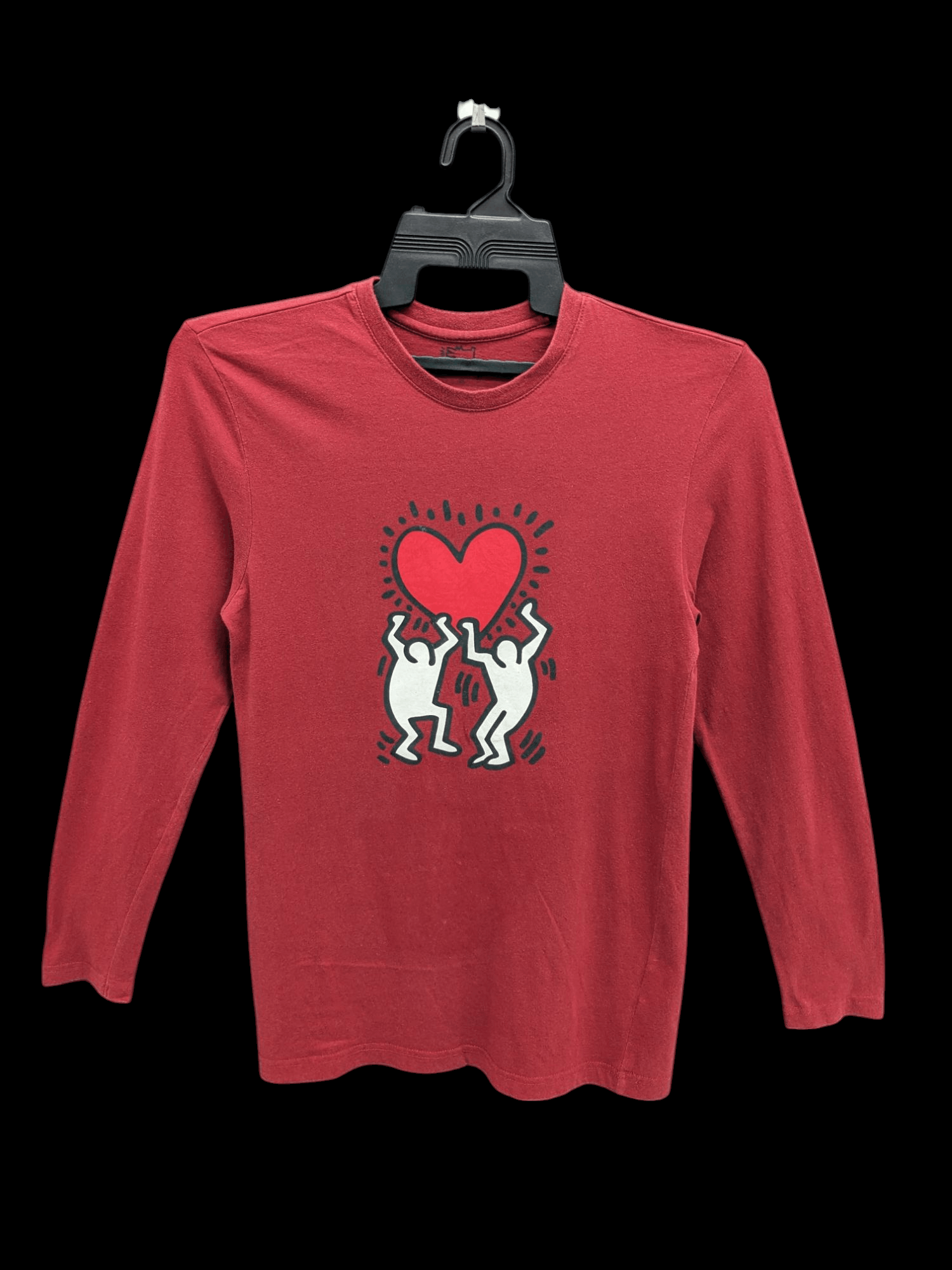 Keith Haring Keith Haring Dancing Big Logo Long Sleeve Size S / US 4 / IT 40 - 1 Thumbnail