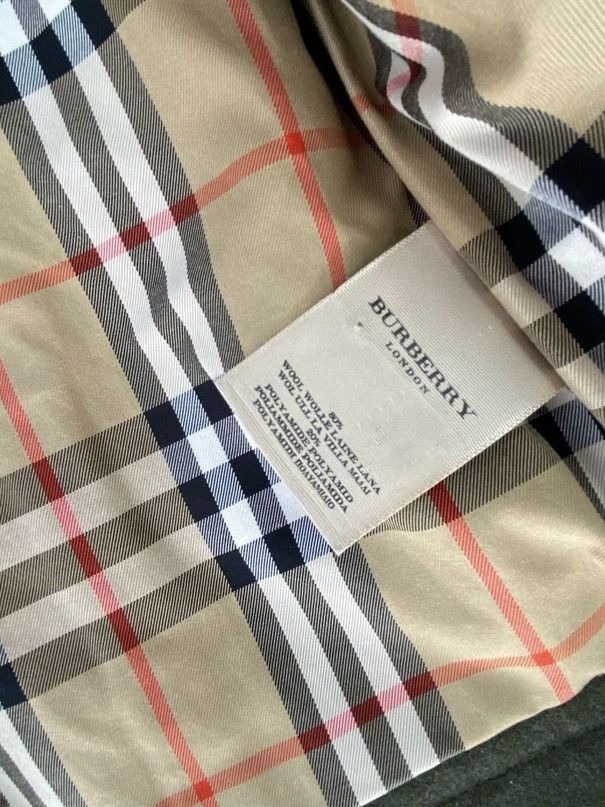 Burberry Burberry Wool Green Jacket Size XS / US 0-2 / IT 36-38 - 9 Thumbnail