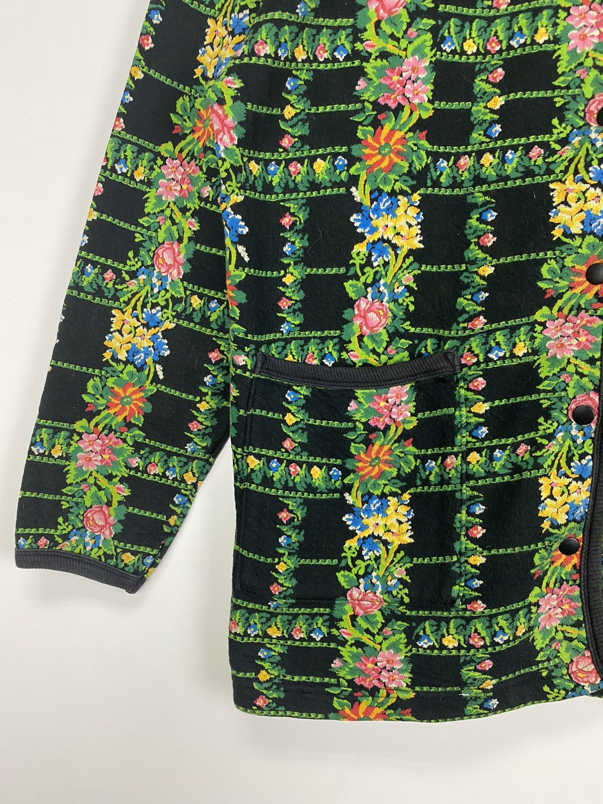 Kenzo Vintage 90’s Kenzo Floral Sweater Size M / US 6-8 / IT 42-44 - 6 Thumbnail