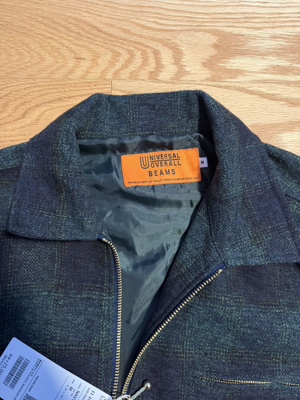 Beams Japan Beams Universal Overall Check Truck Jacket Size US M / EU 48-50 / 2 - 3 Thumbnail