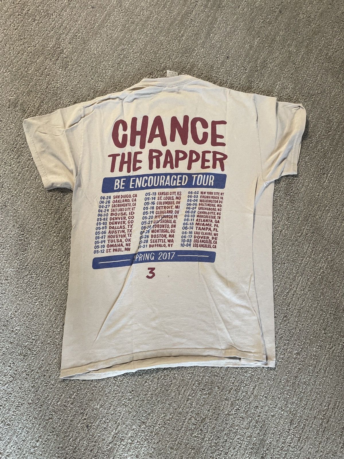 Vintage Chance the Rapper Tour Tee Sz Small Size US S / EU 44-46 / 1 - 1 Thumbnail