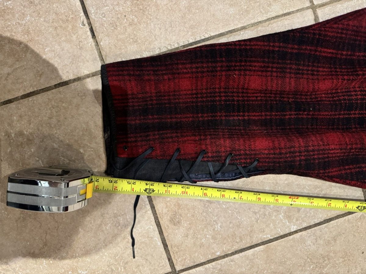 Woolrich Woolen Mills Vintage Woolrich Red Black Plaid Wool Hunting Pants Size US 36 / EU 52 - 6 Thumbnail